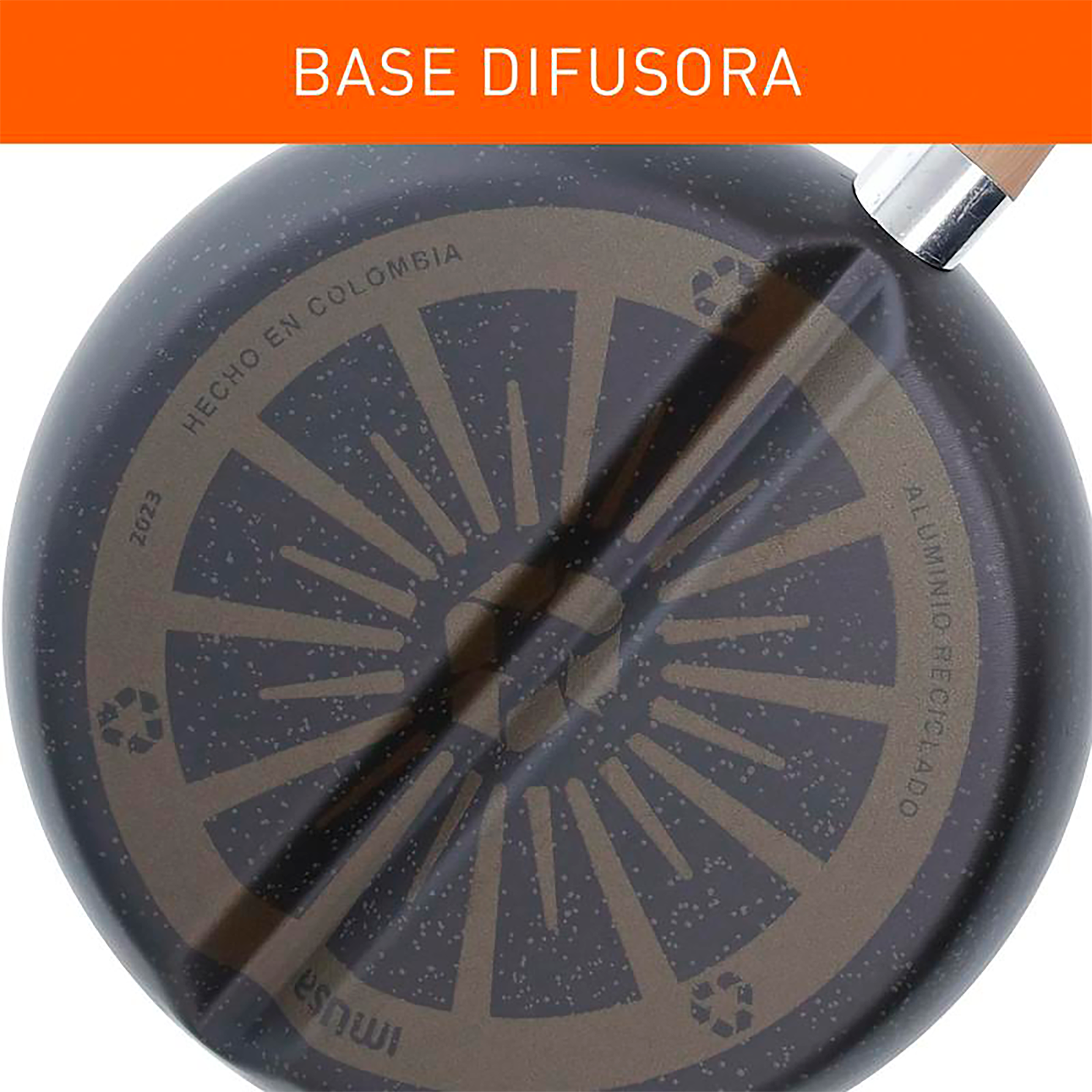 Sartén Dividido IMUSA Natural Stone 26cm Antiadherente