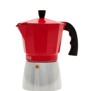 Cafetera Italiana IMUSA Espresso 6 tazas Roja