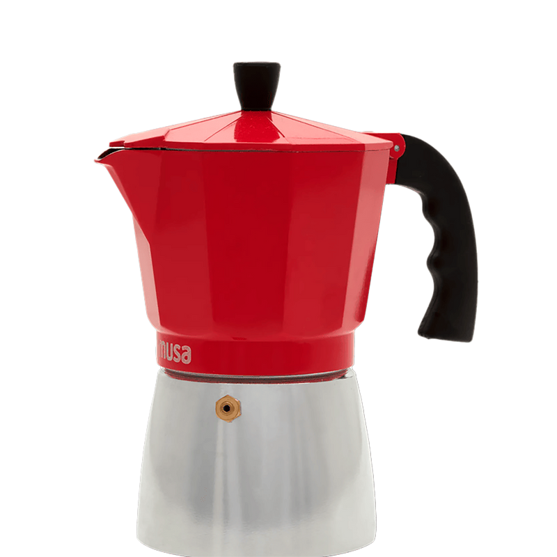 Cafetera Italiana IMUSA Espresso 6 tazas Roja