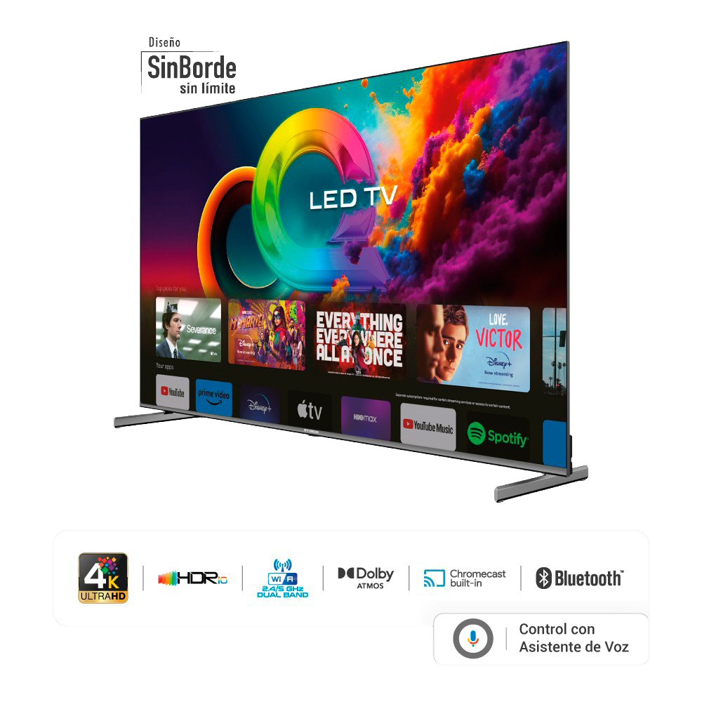 TV 70" LED SMART QLED GOOGLE HYUNDAI