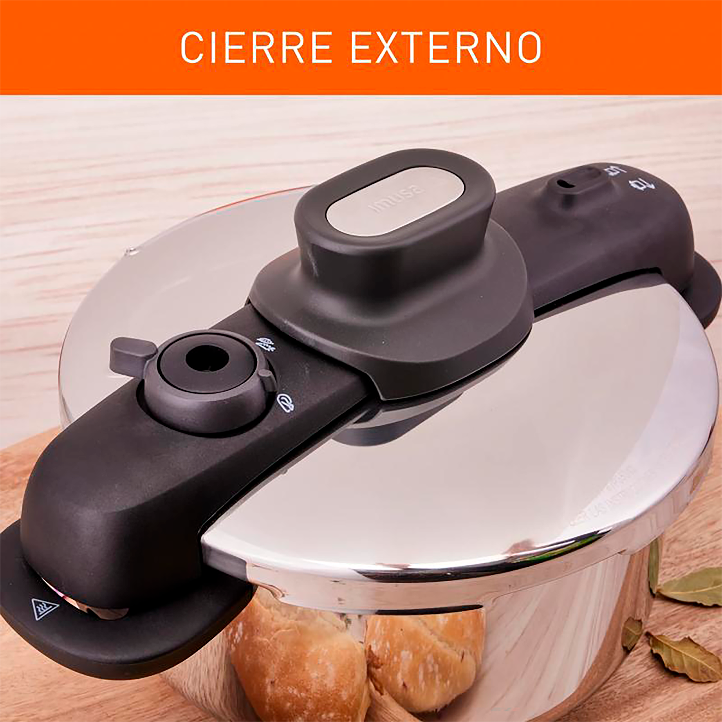Olla a Presión IMUSA Talent Master 4 Litros Acero Inoxidable
