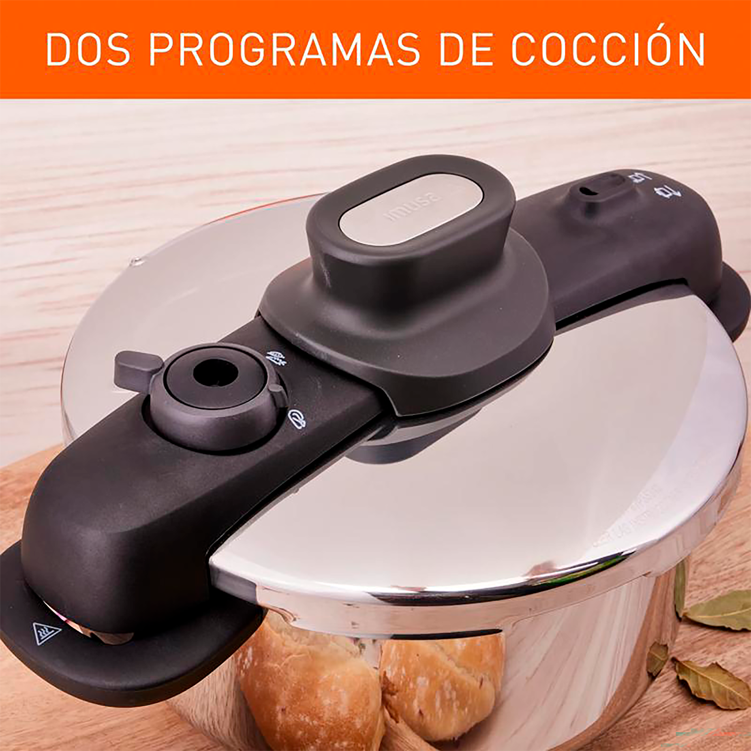 Olla a Presión IMUSA Talent Master 4 Litros Acero Inoxidable