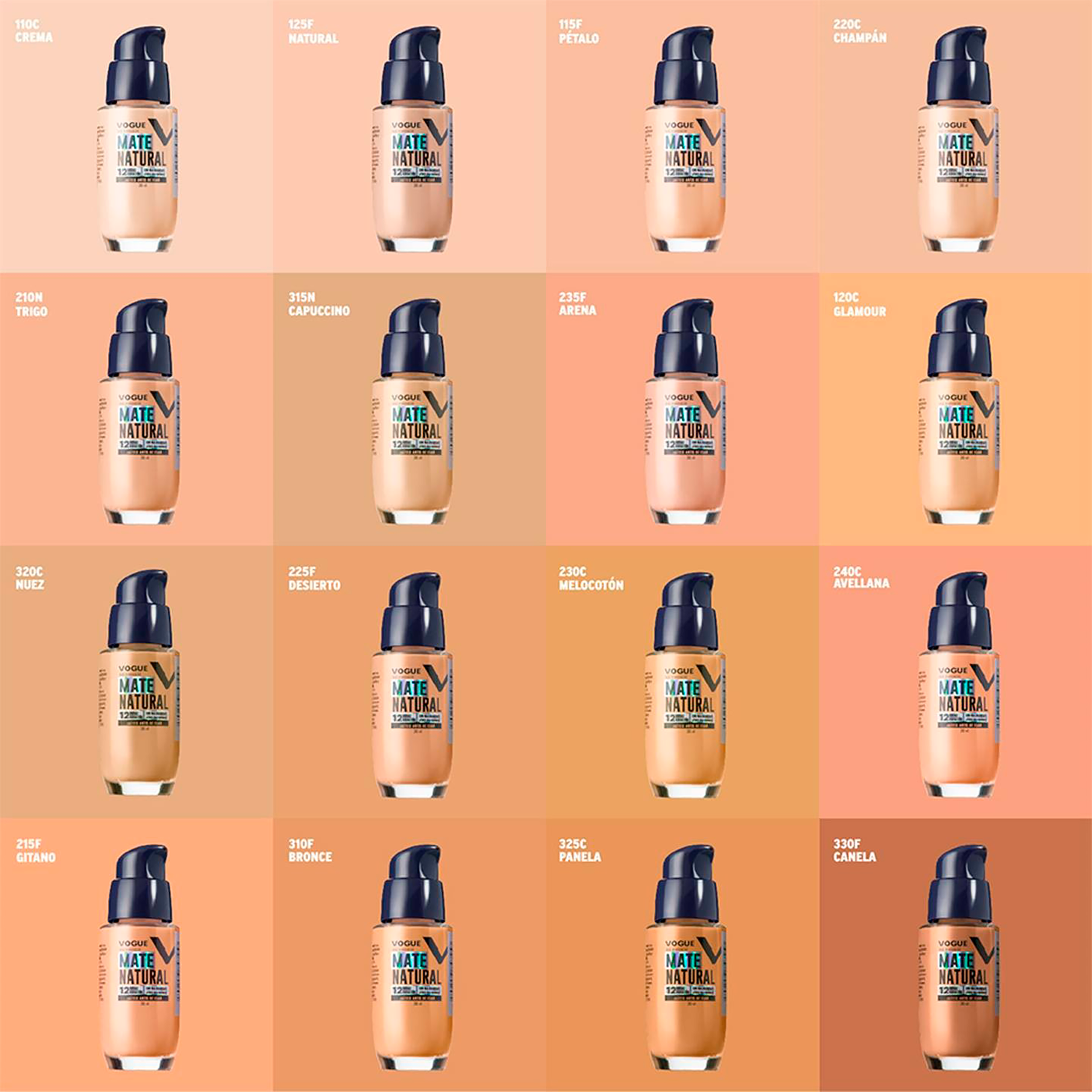 BASE LIQUIDA MATE NATURAL NUEZ VOGUE