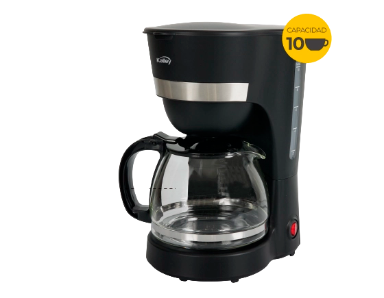 CAFETERA BASICA KALLEY 10TZ K-CN10 NEGRO