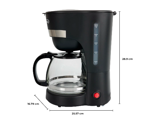 CAFETERA BASICA KALLEY 10TZ K-CN10 NEGRO