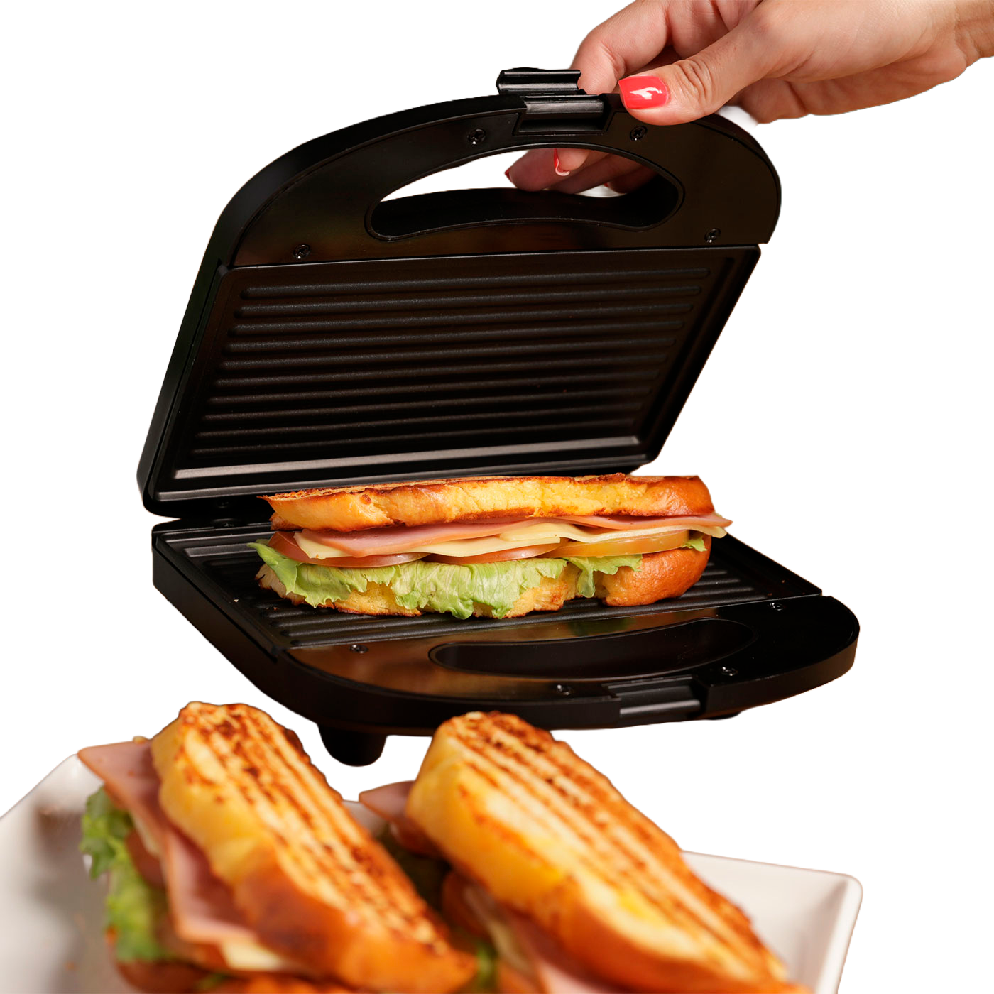 SANDUCHERA PANINI NEGRA KALLEY