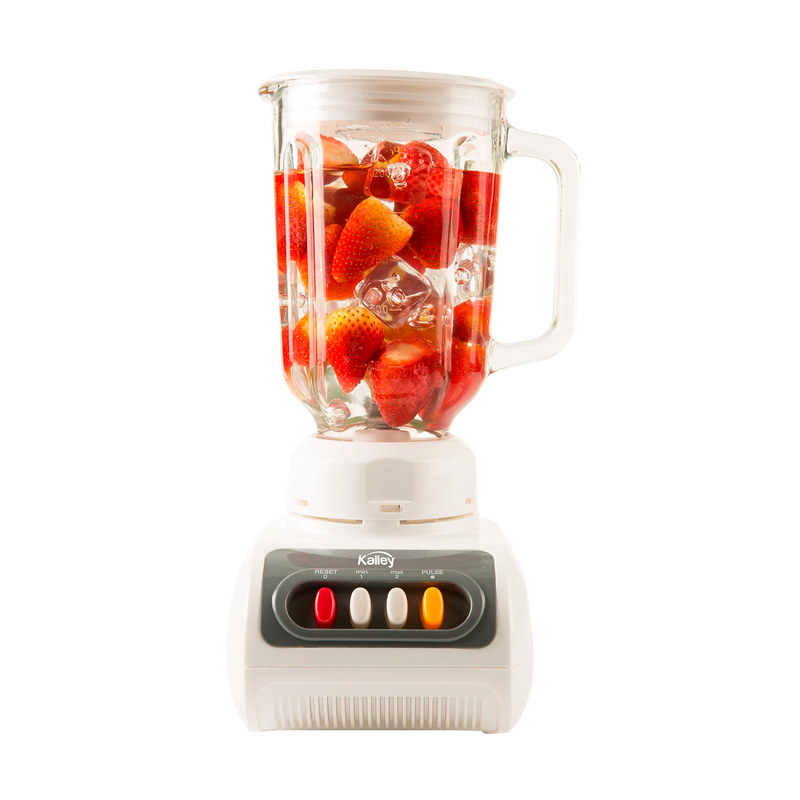 LICUADORA LPV40 KALLEY BLANCO VIDRIO+PIC