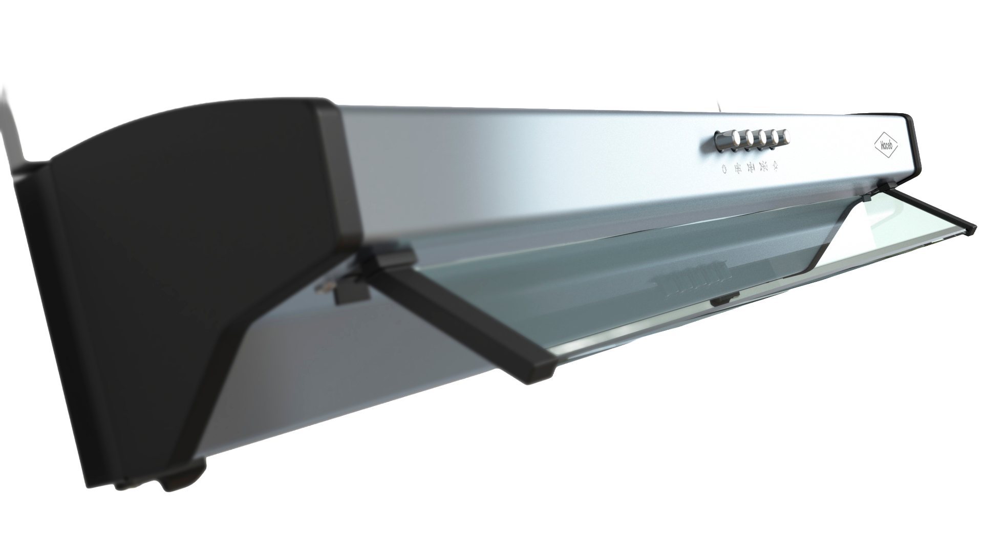 CAMPANA ACERO INOX 76 CM 3 VELOCID HACEB