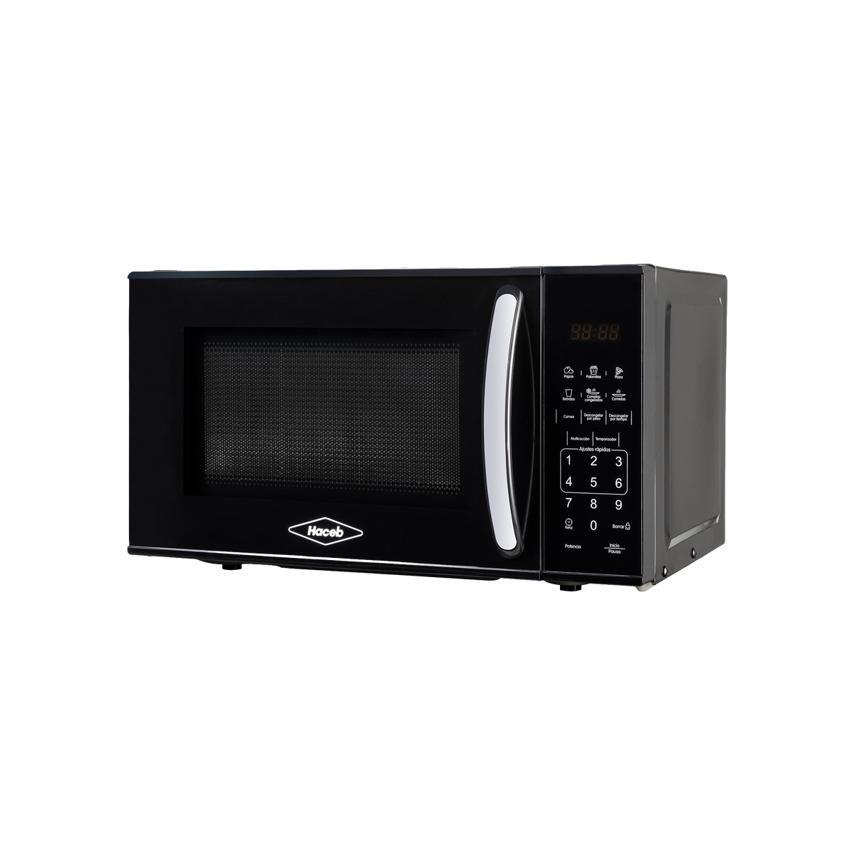 HORNO MICROONDAS AZAFRAN 0.7 NEGRO 20L HACEB