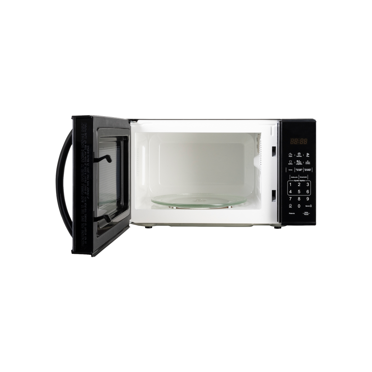 HORNO MICROONDAS AZAFRAN 0.7 NEGRO 20L HACEB