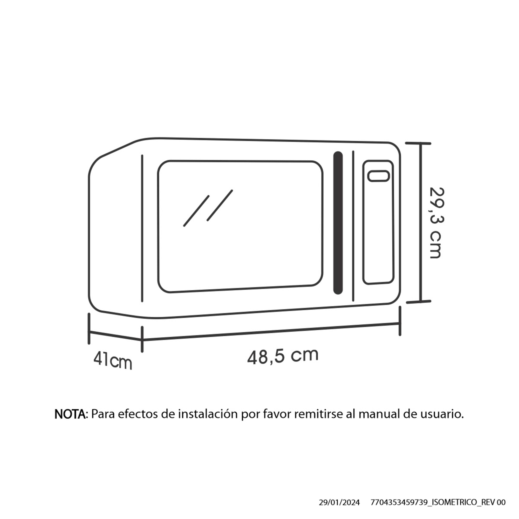 HORNO MICROONDAS HACEB 0,9 GRILL NE