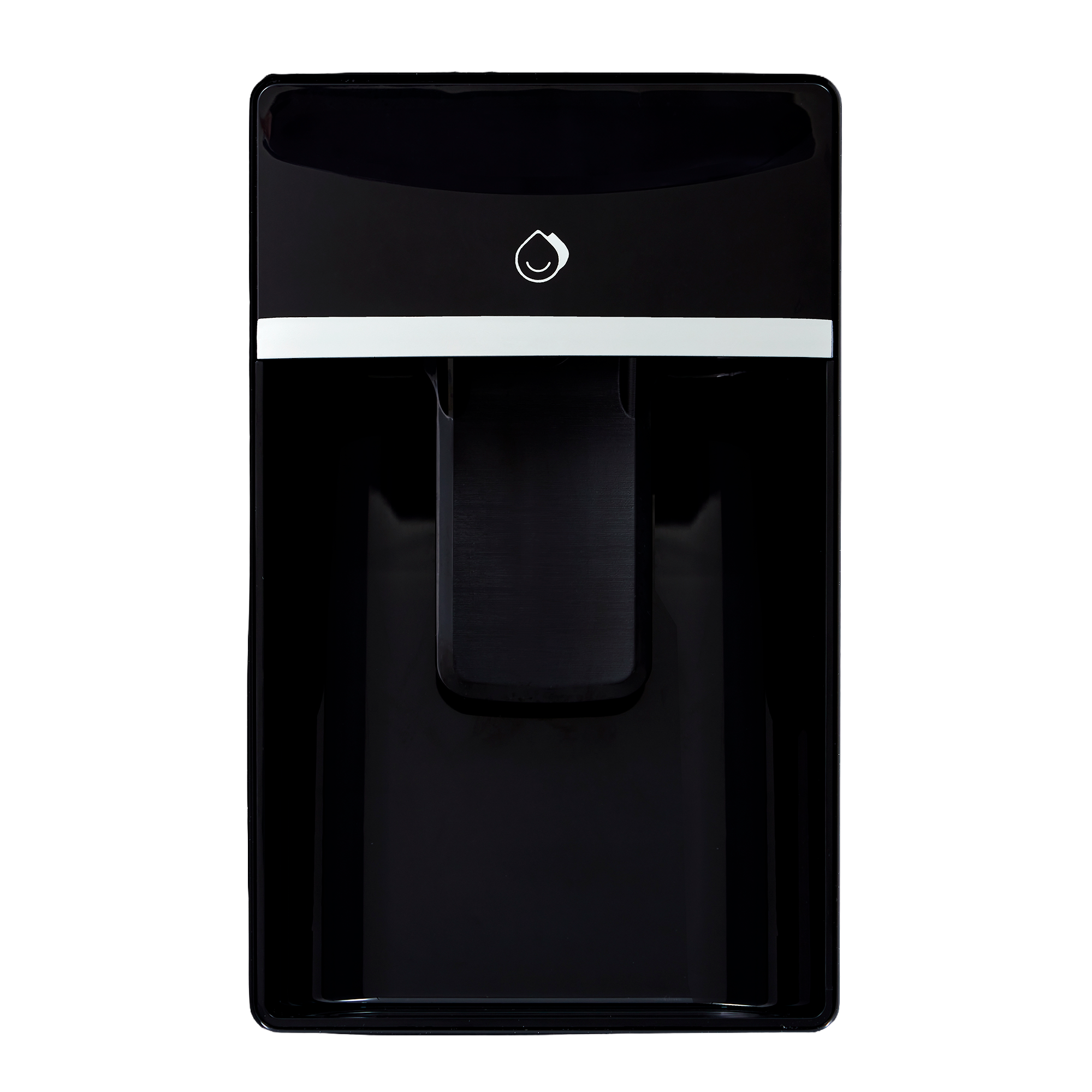 Nevera HACEB No frost Congelador Superior 428 litros N448 Manija Integrada Panel Digital Dispensador de Agua Negro Cósmico