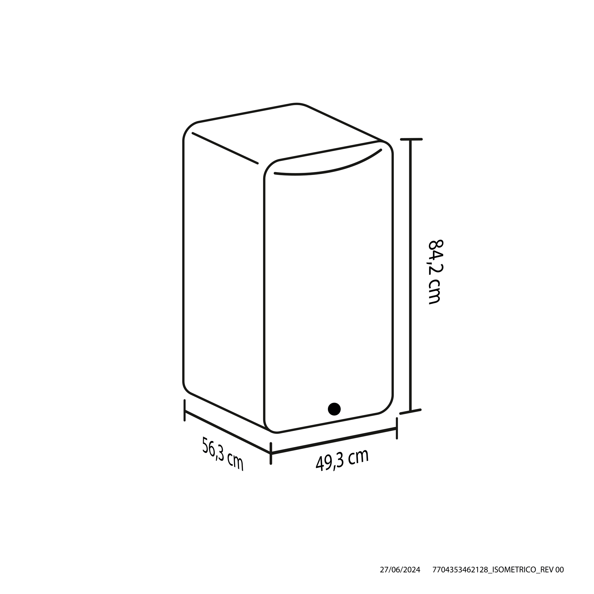 MINI BAR 122L INOX R3 HACEB