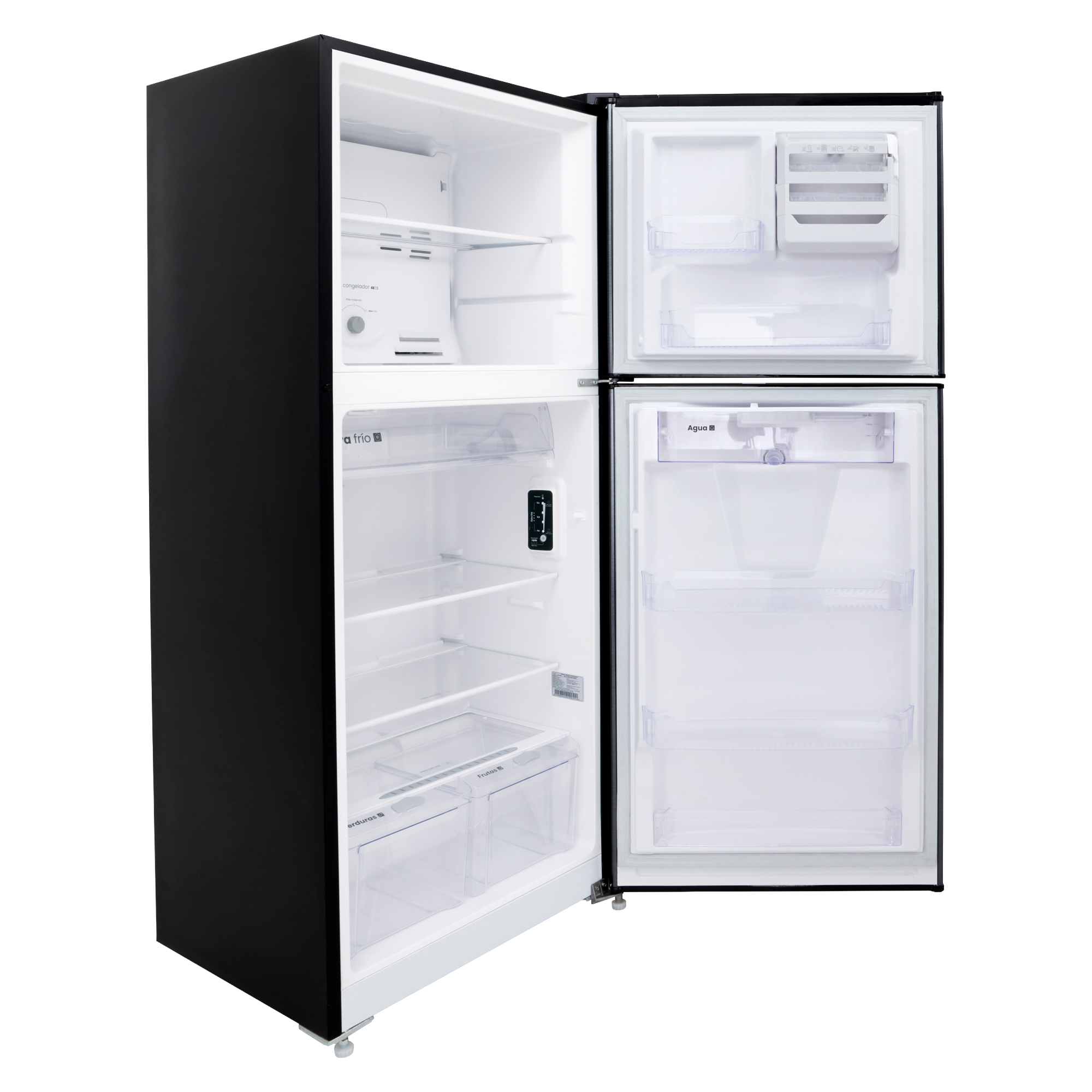 Nevera Haceb No Frost 404 Litros Inverter Manija Integrada Negro Esmeralda