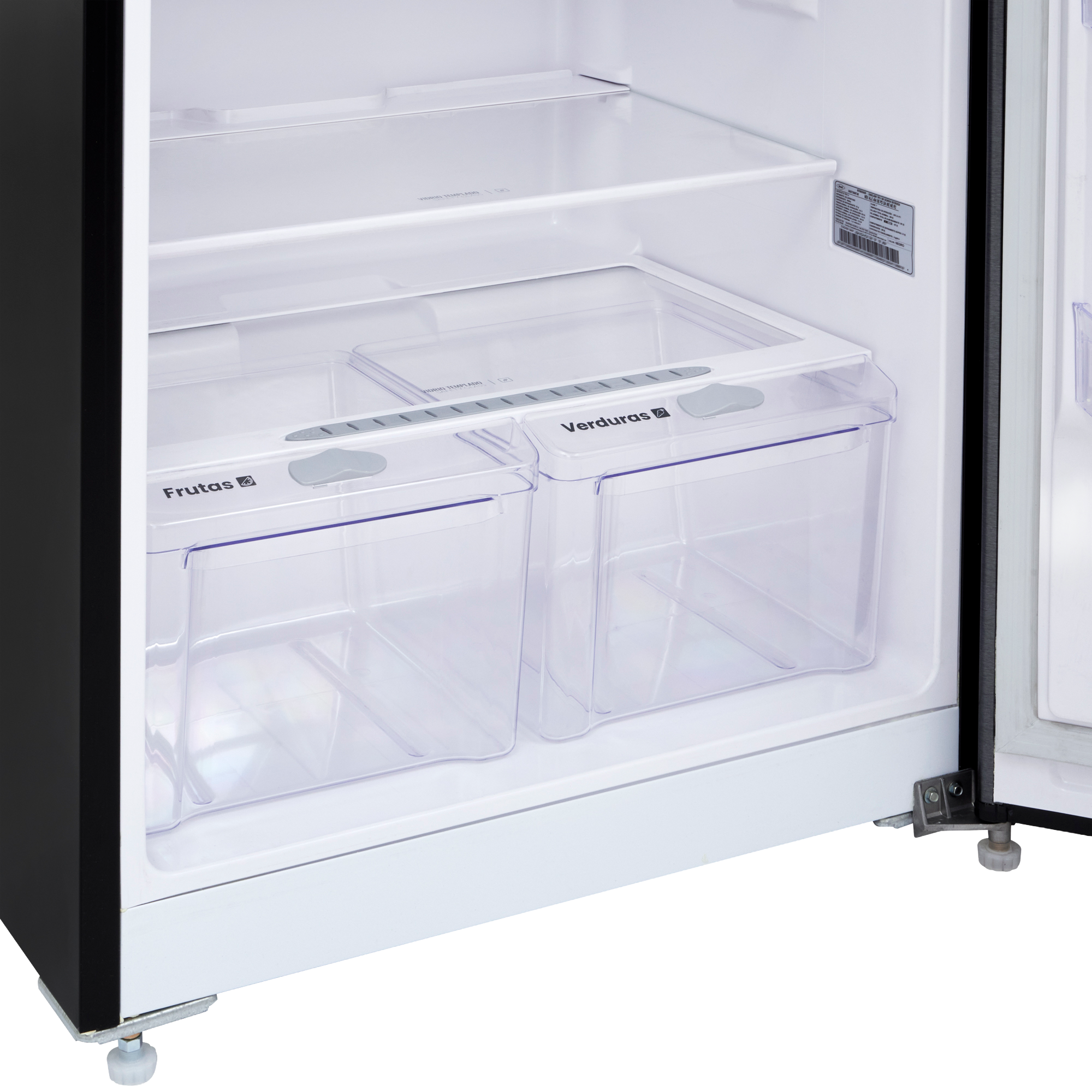 Nevera Haceb No Frost 404 Litros Inverter Manija Integrada Negro Esmeralda