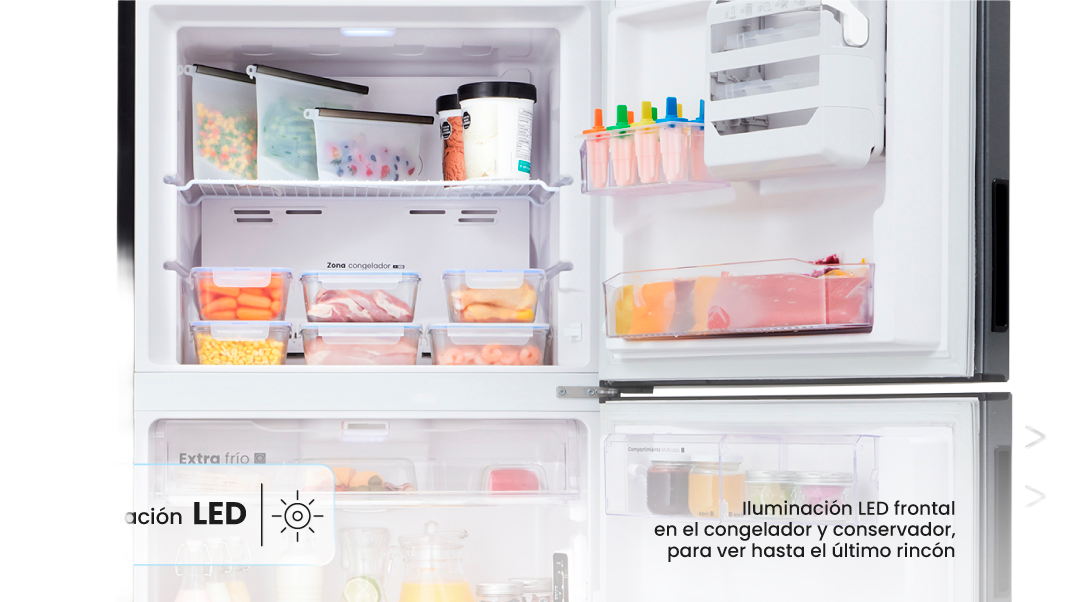 Nevera Haceb No Frost 404 Litros Inverter Manija Integrada Negro Esmeralda