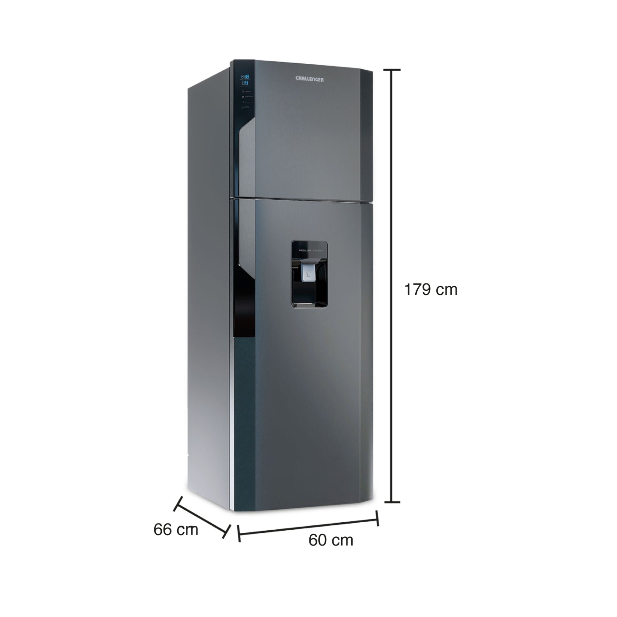 Nevera No Frost CHALLENGER 300 Litros CR317 Titanium