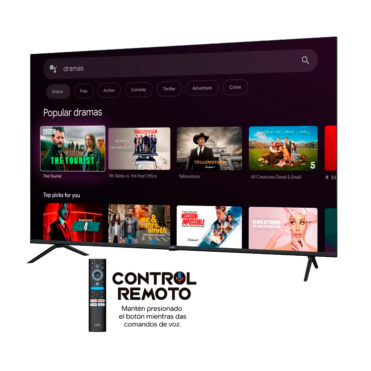 TV 50" 4KUHD KALLEY