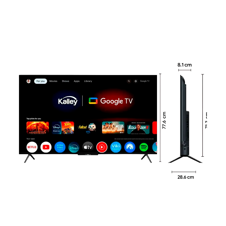 TV 55¨QLED K-TV55GQ405 KALLEY