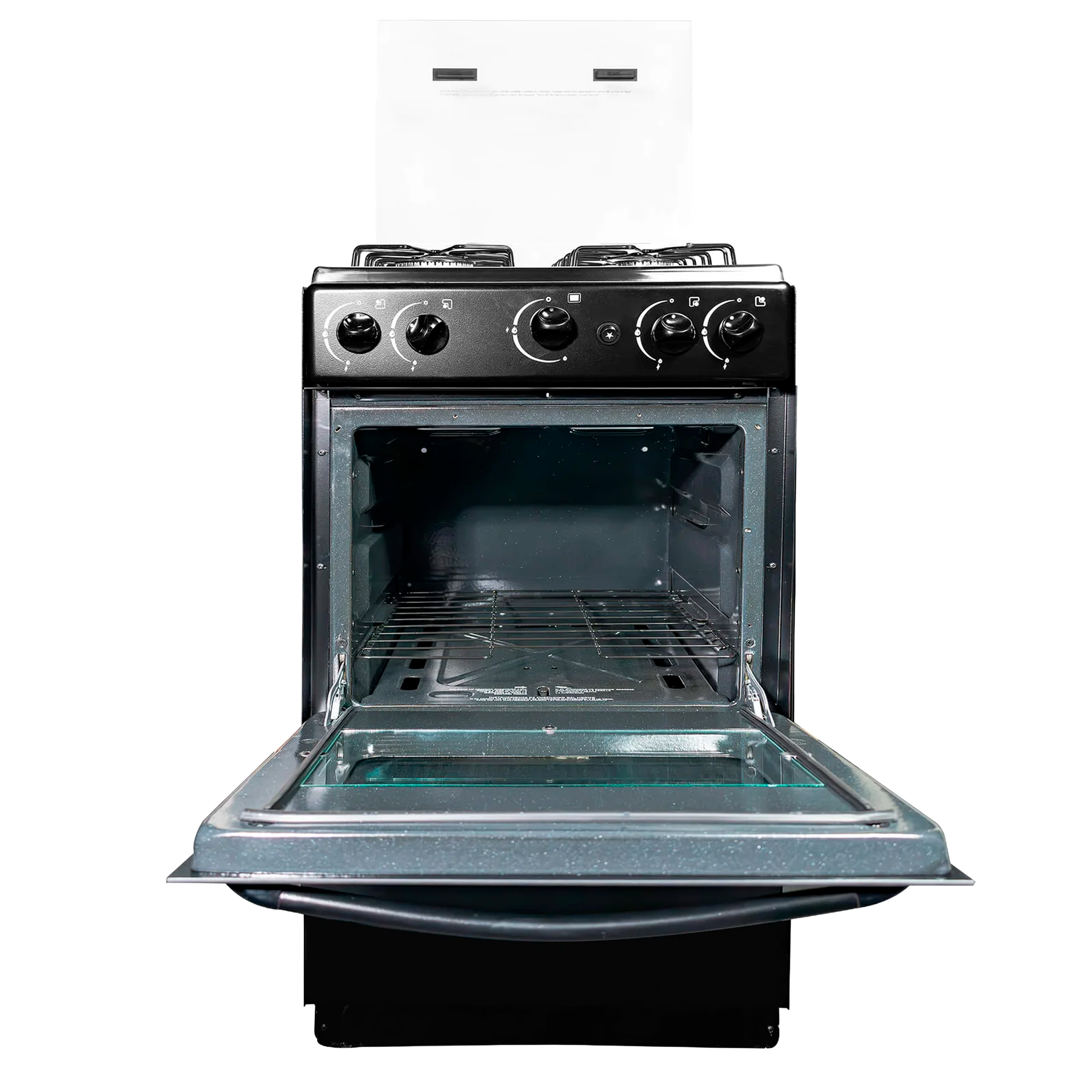 COCINA 4PTS HR/VALV MESA INOX TAPA VIDRI