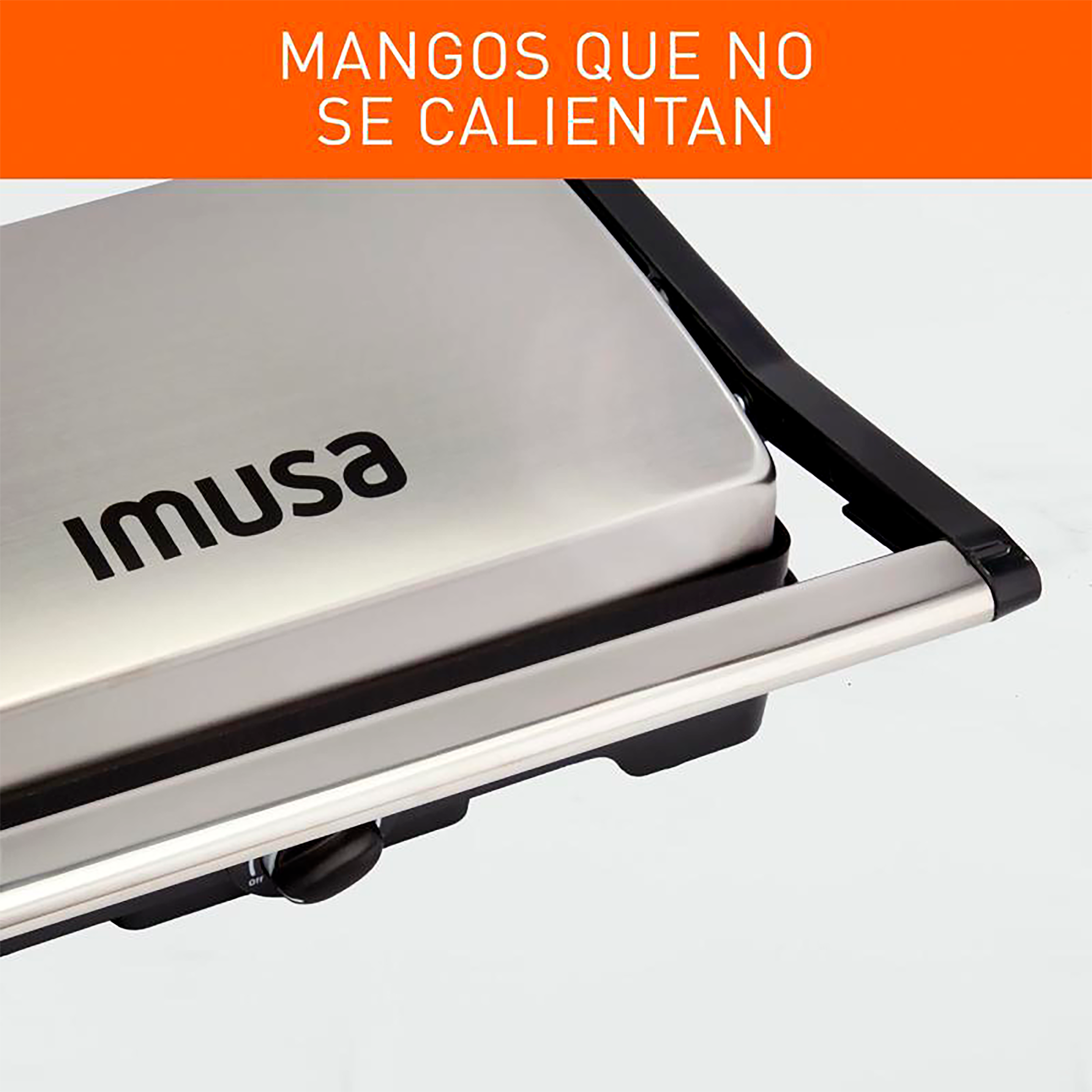 Panini Grill IMUSA 180 acero inoxidable