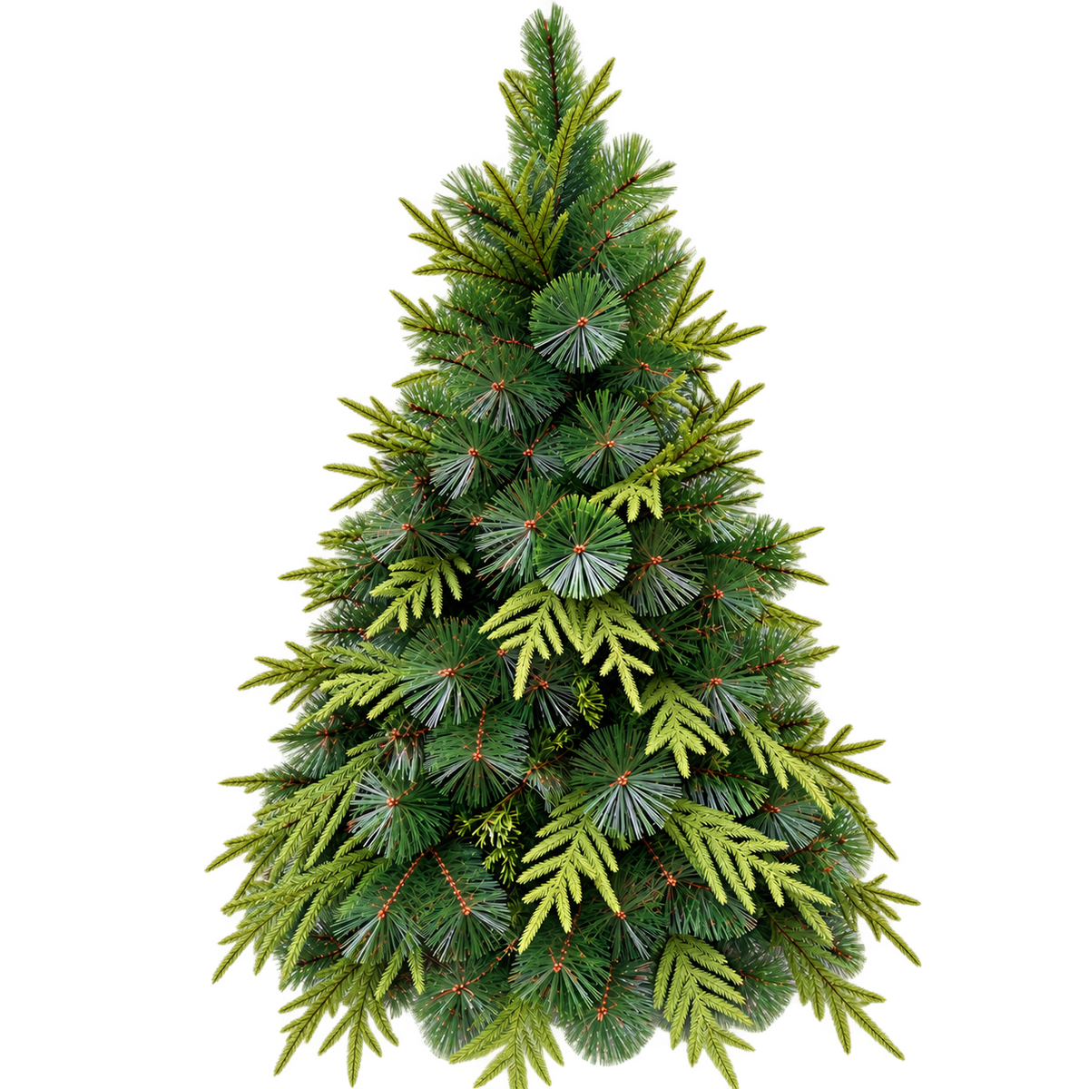 Árbol de Navidad Verde 180 cm 674 Ramas HBC – Ref. 9217-03