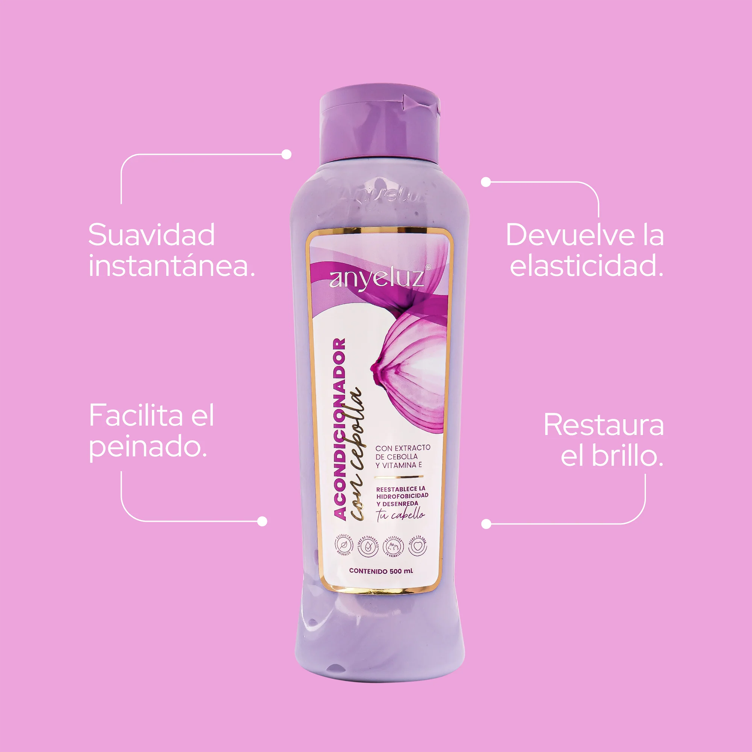 ACONDICONADOR CON CEBOLLA 500ML ANYELUZ