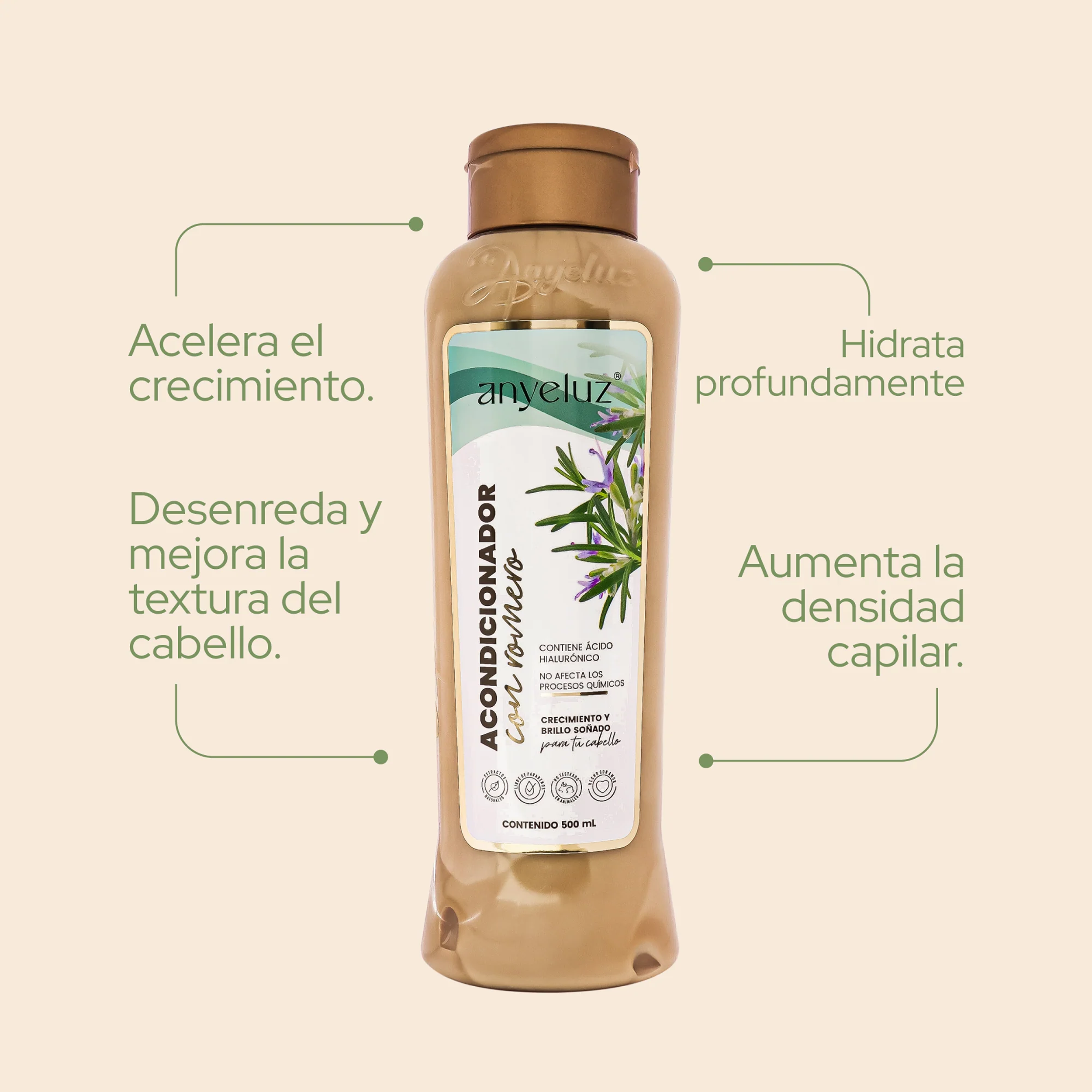 ACONDICIONADOR DE ROMERO 500ML ANYELUZ