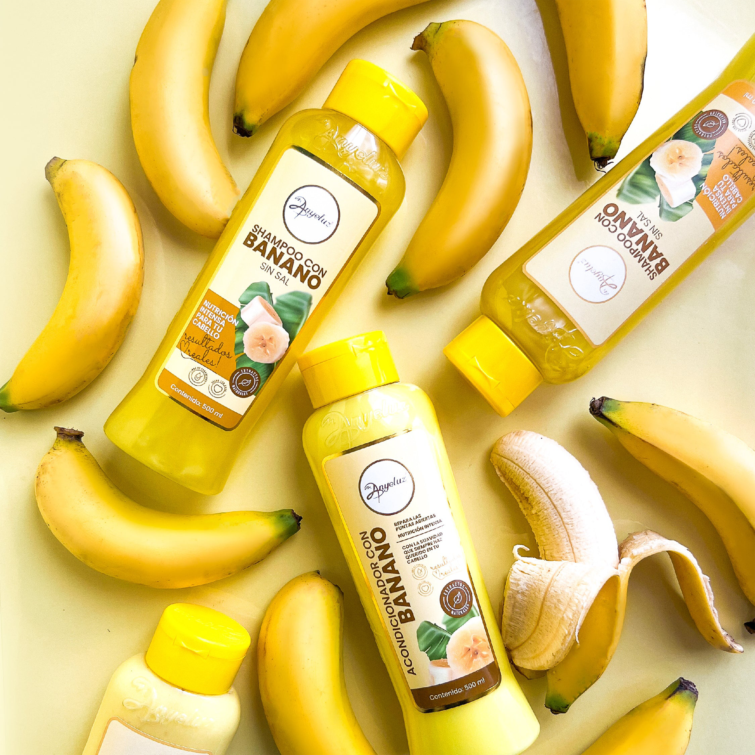 ACONDICIONADOR CON BANANO 500ML ANYELUZ