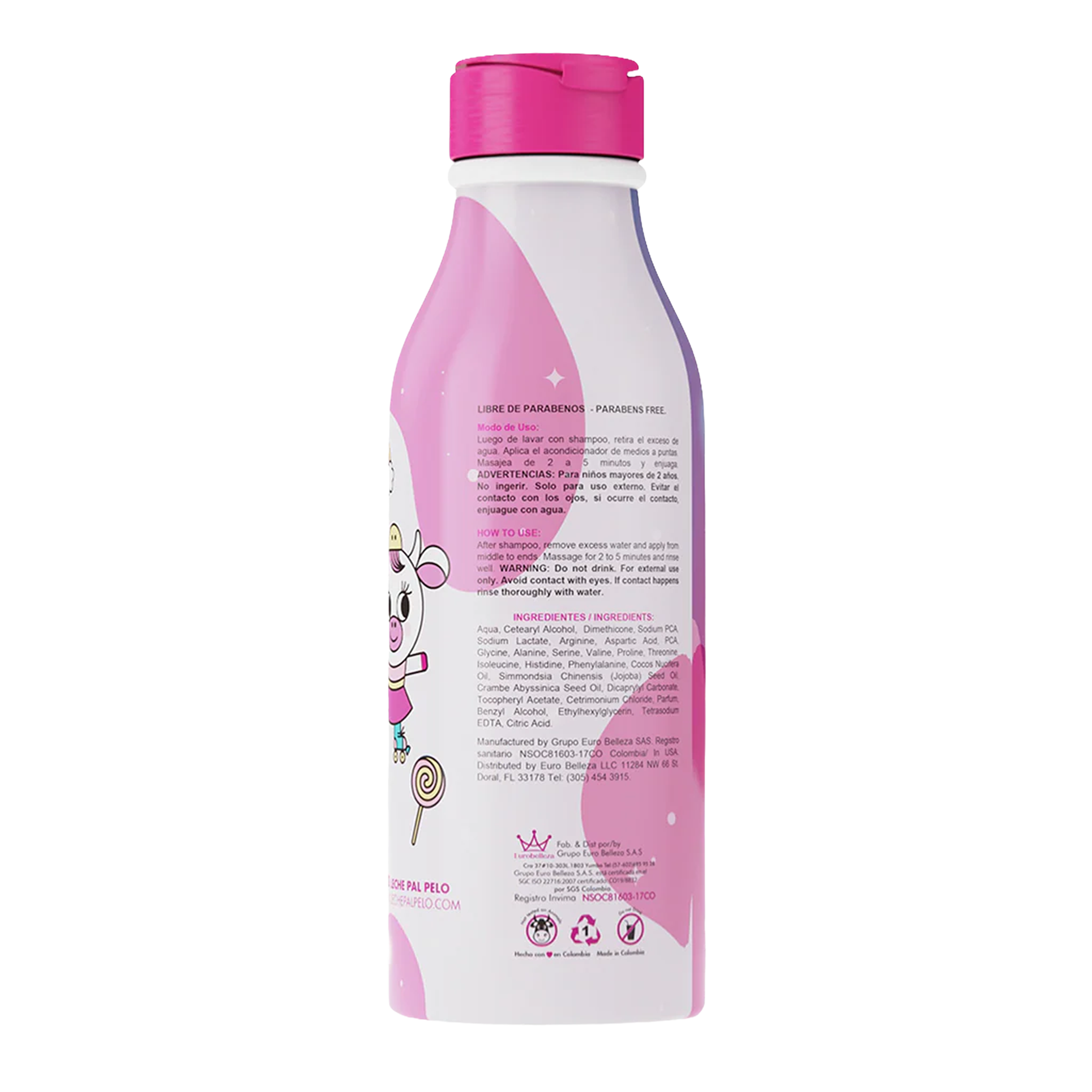 ACOND NUTRITIV KIDS 440ML LECHE PAL PELO