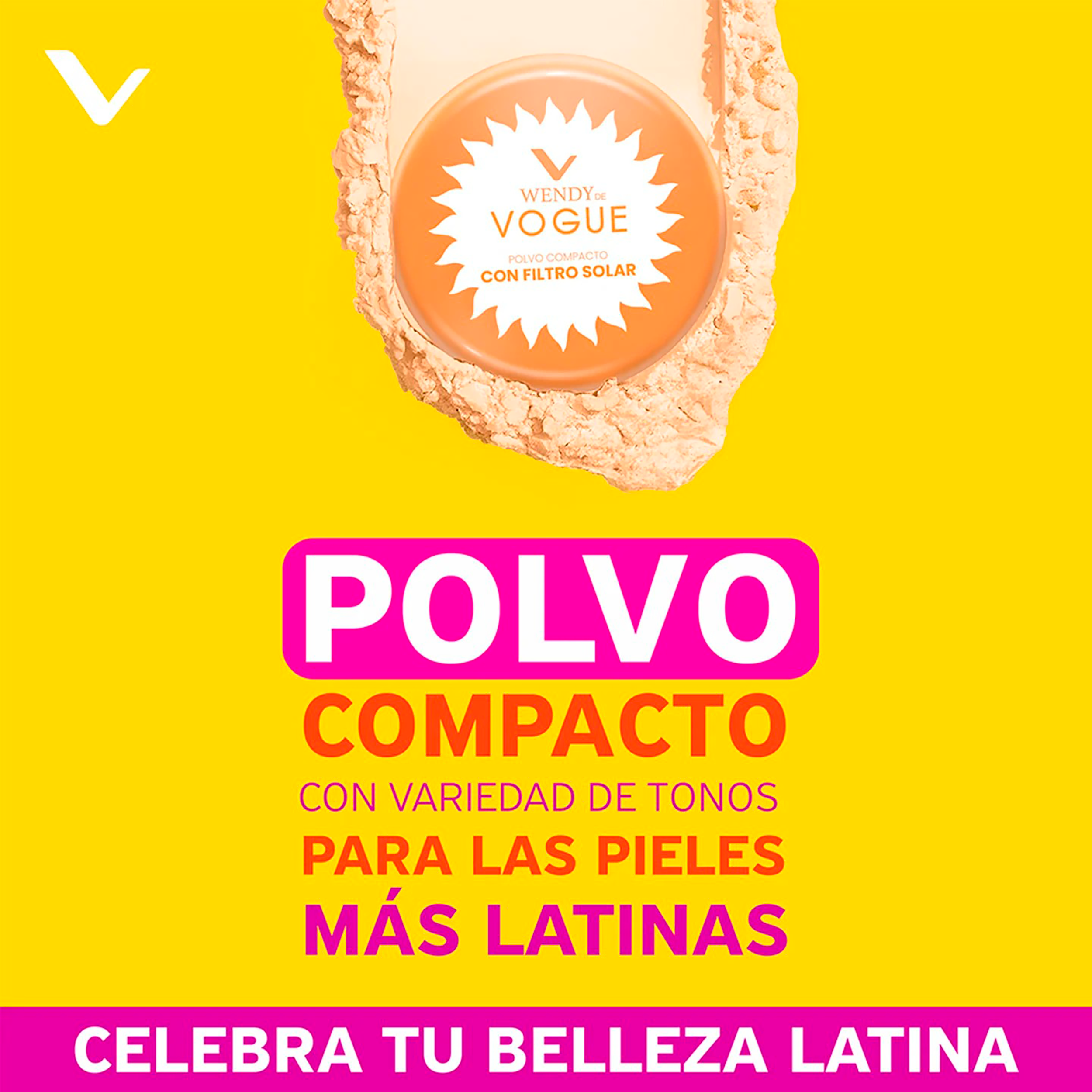 POLVO COMPACTO FILTRO SOLAR WENDY 01 VOGUE