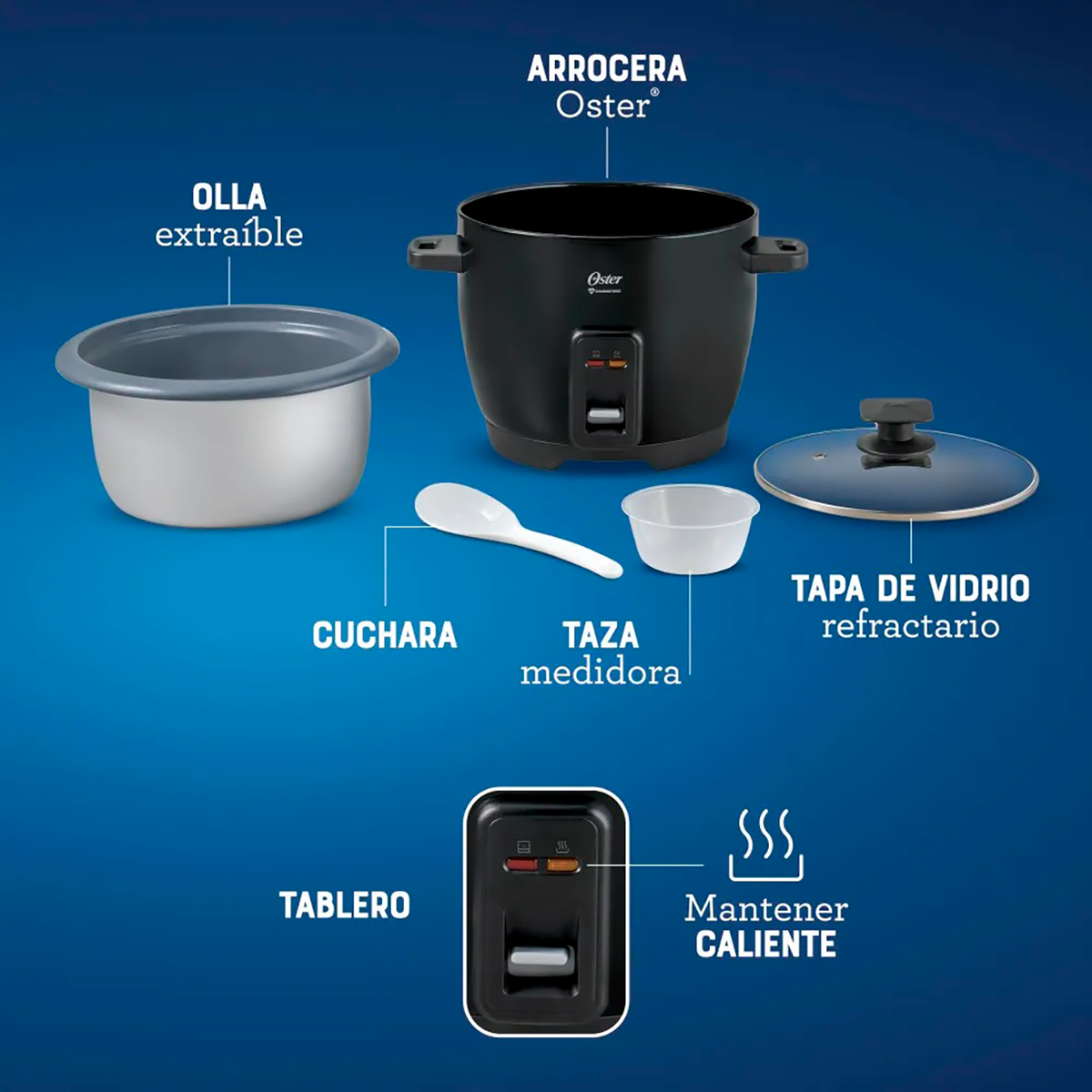 ARROCERA 7TZ BASICA DIAMOND FORCE OSTER