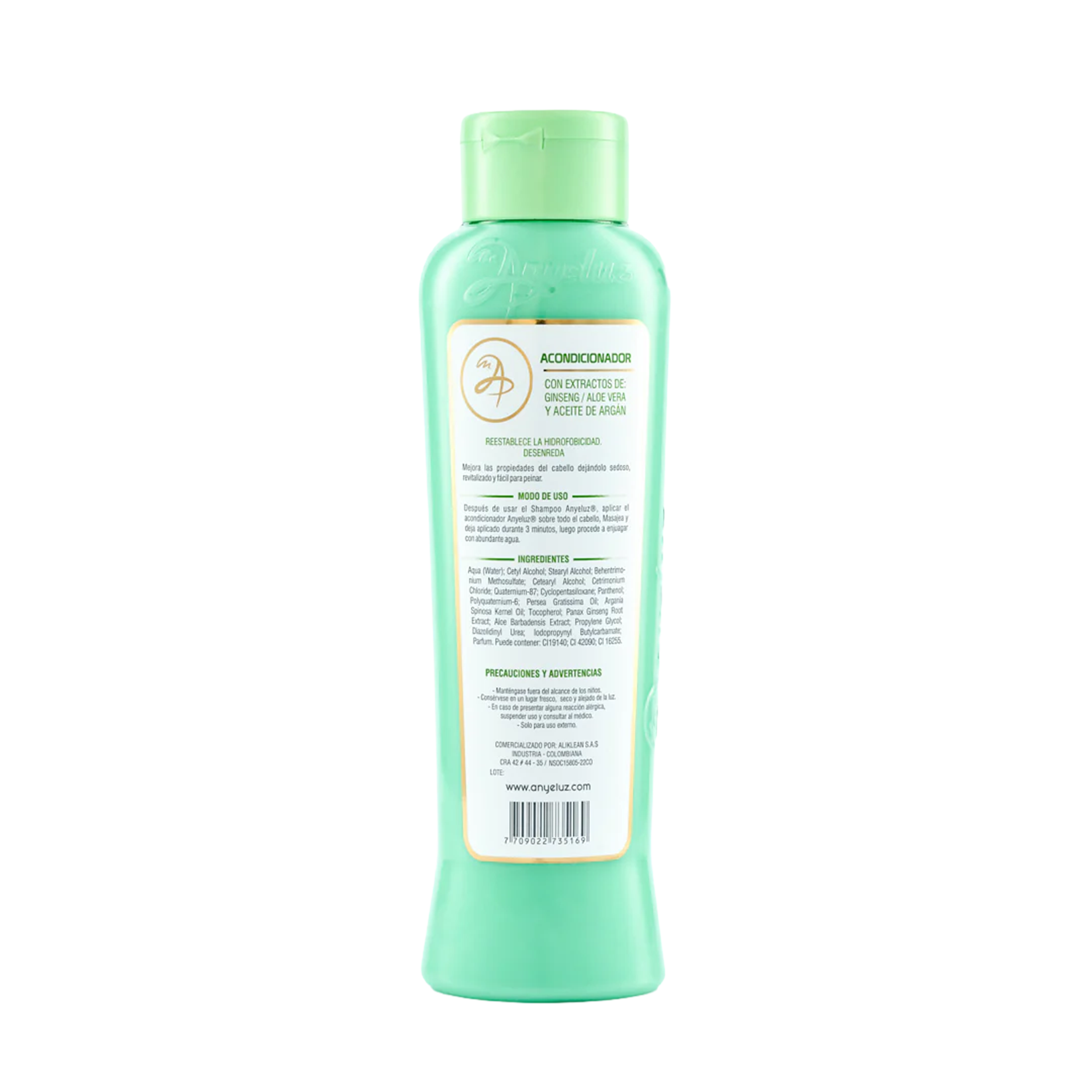 ACOND DE ARGAN Y ALOE VERA 500ML ANYELUZ
