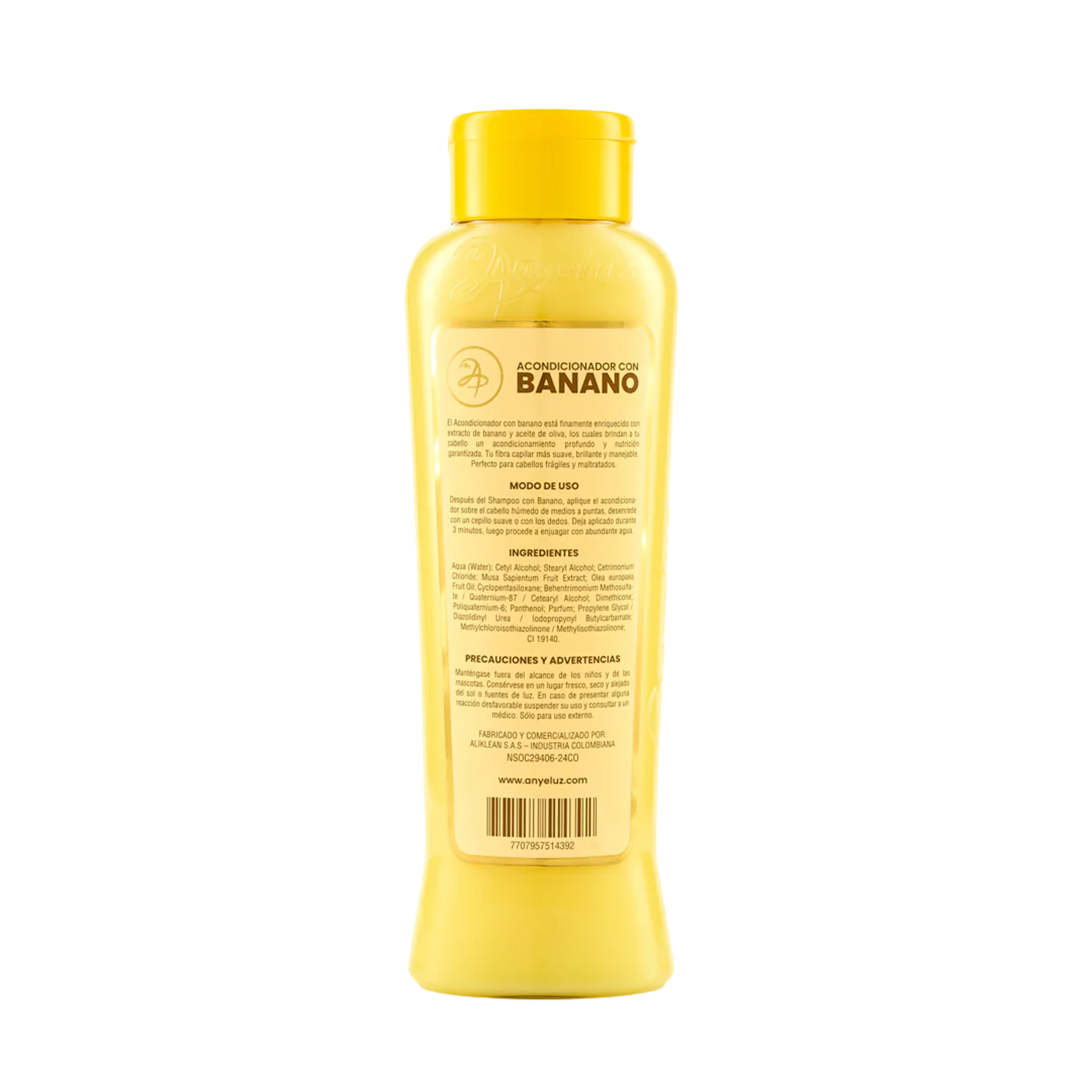 ACONDICIONADOR CON BANANO 500ML ANYELUZ