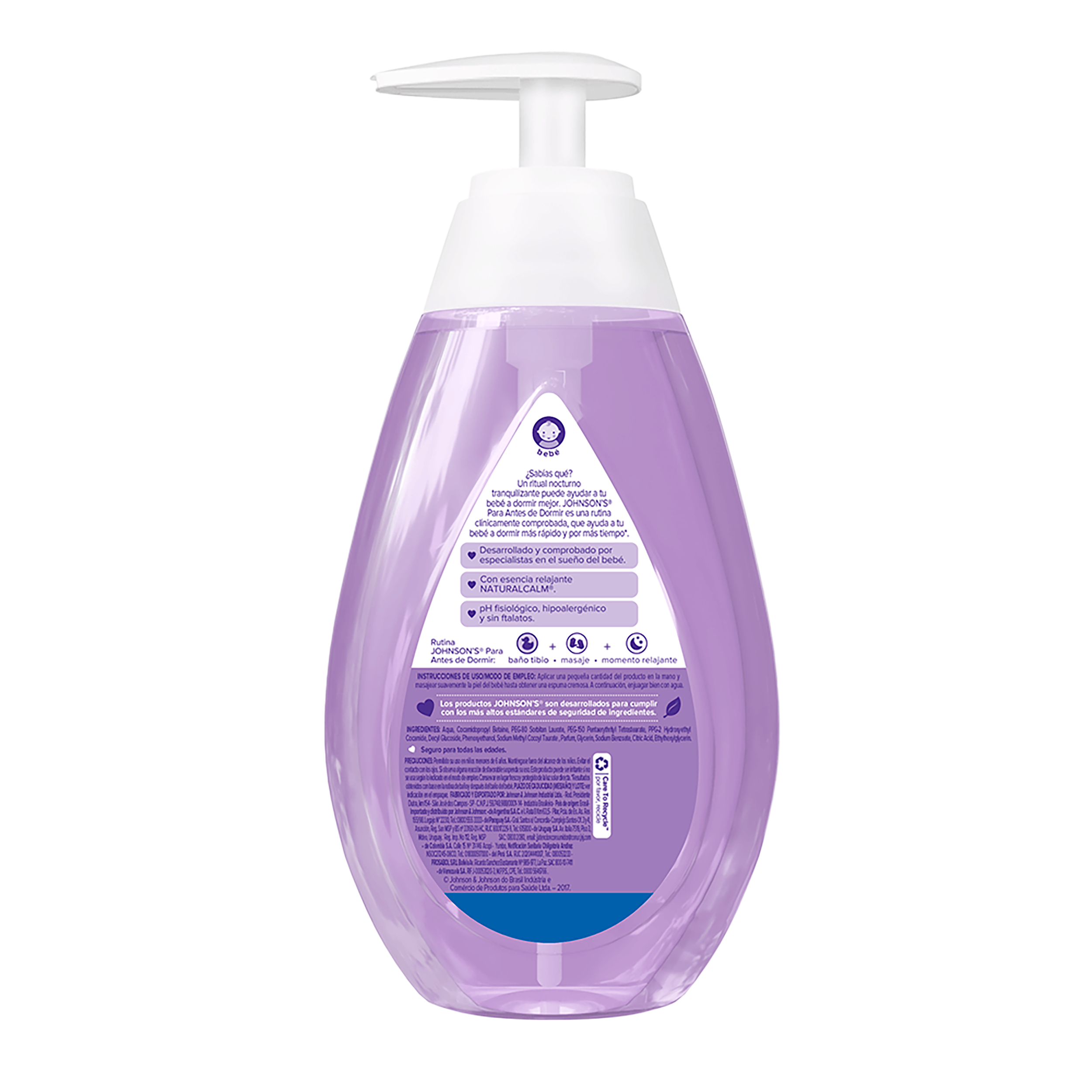 BAÑO LIQUIDO PAR BEBE JOHNSON’S® ANTES DE DORMIR 400ML
