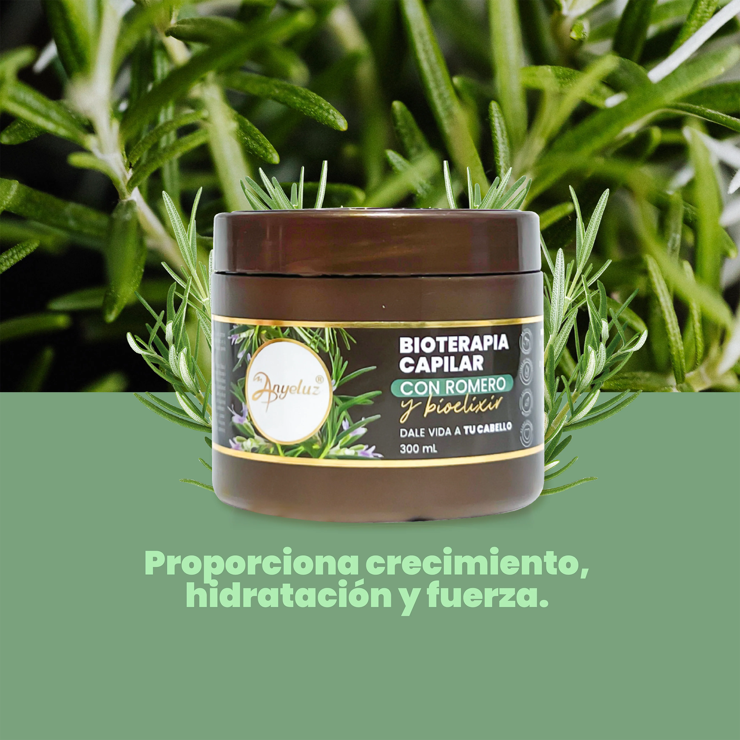 BIOTERAPIA CAPILAR CON ROMERO 300ML
