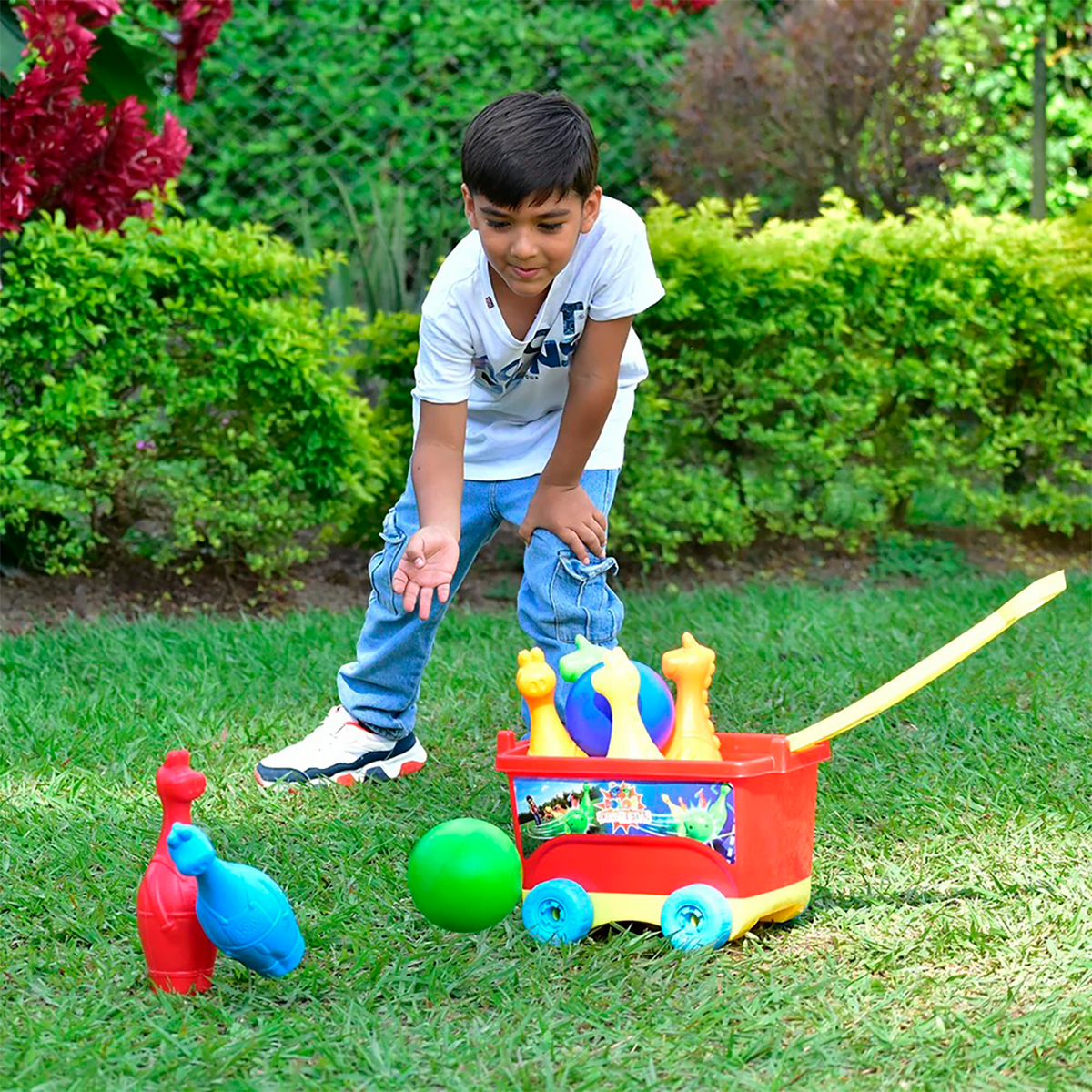 BOLOS SOBRE RUEDA X 8 UND NIÑO BOY TOYS