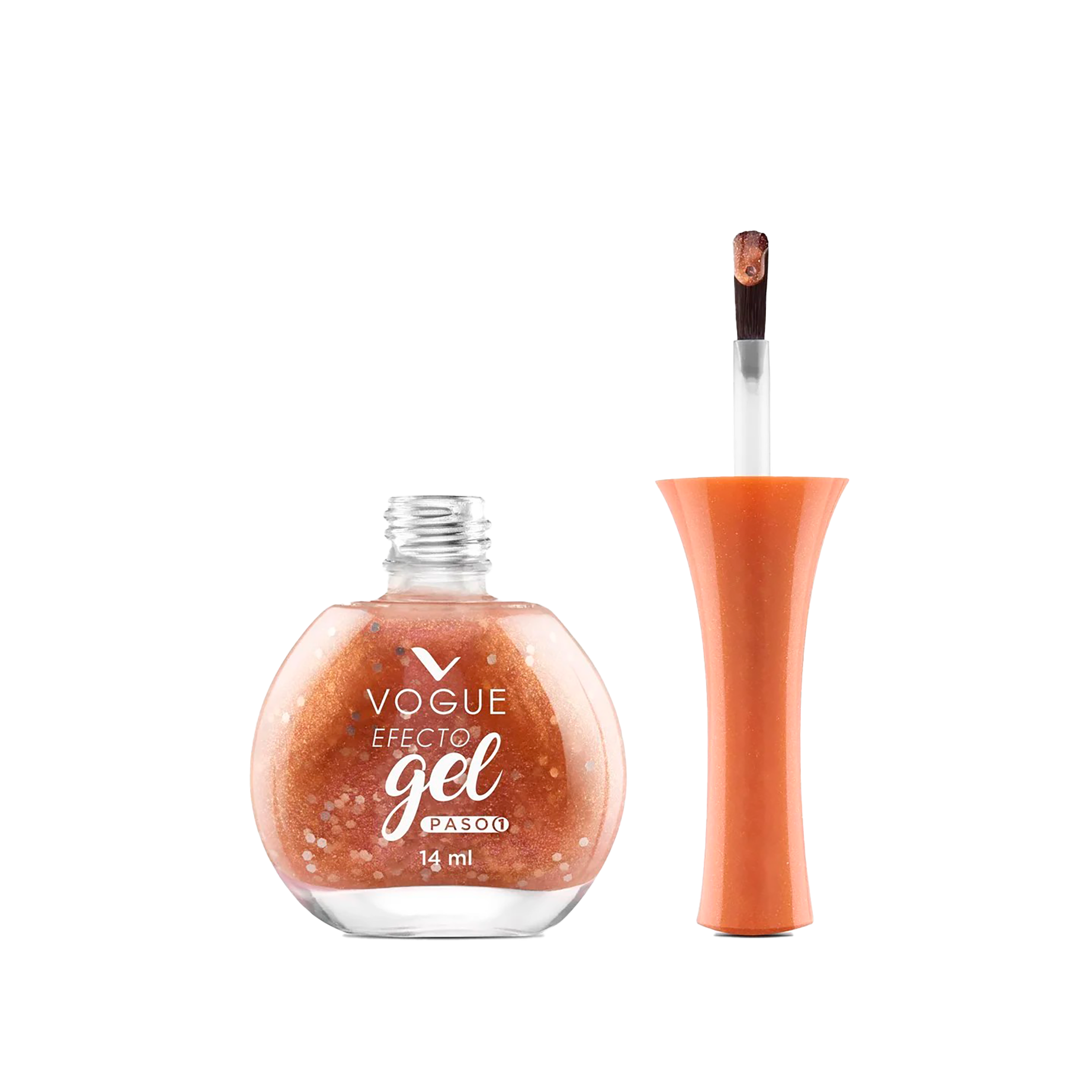 ESMALTE EFECTO GEL BRILLO DESTELLOS VOGUE