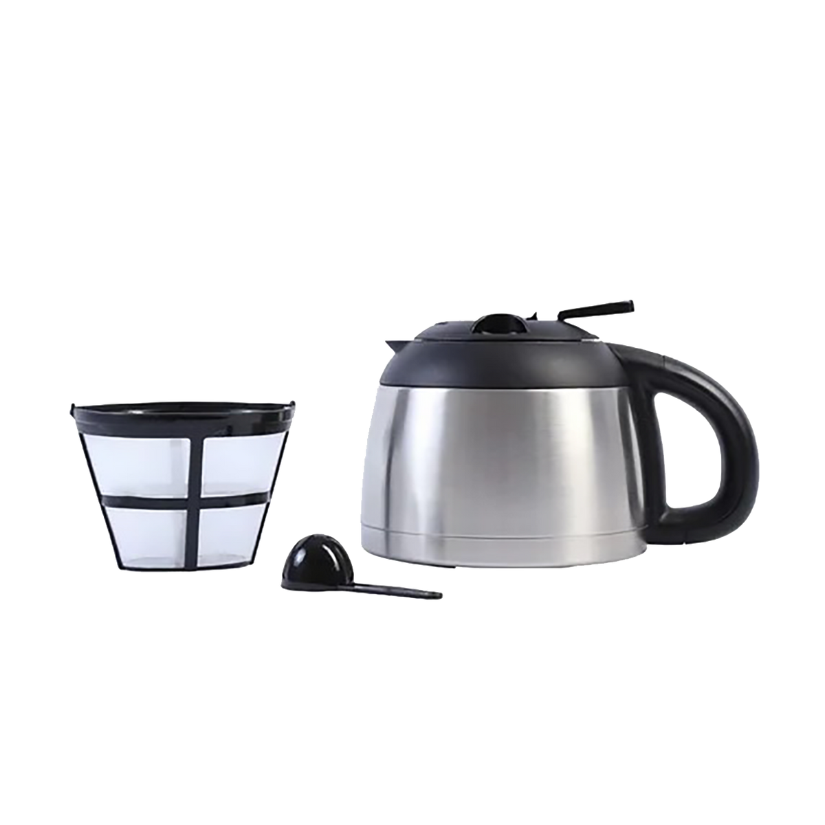 CAFETERA 10 TZS COLOR NEGRO INOX HECAI10