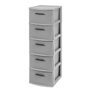 CAJONERO CROCHET 5 NIV GRIS MQ
