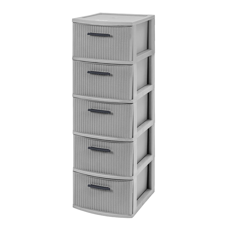 CAJONERO CROCHET 5 NIV GRIS MQ