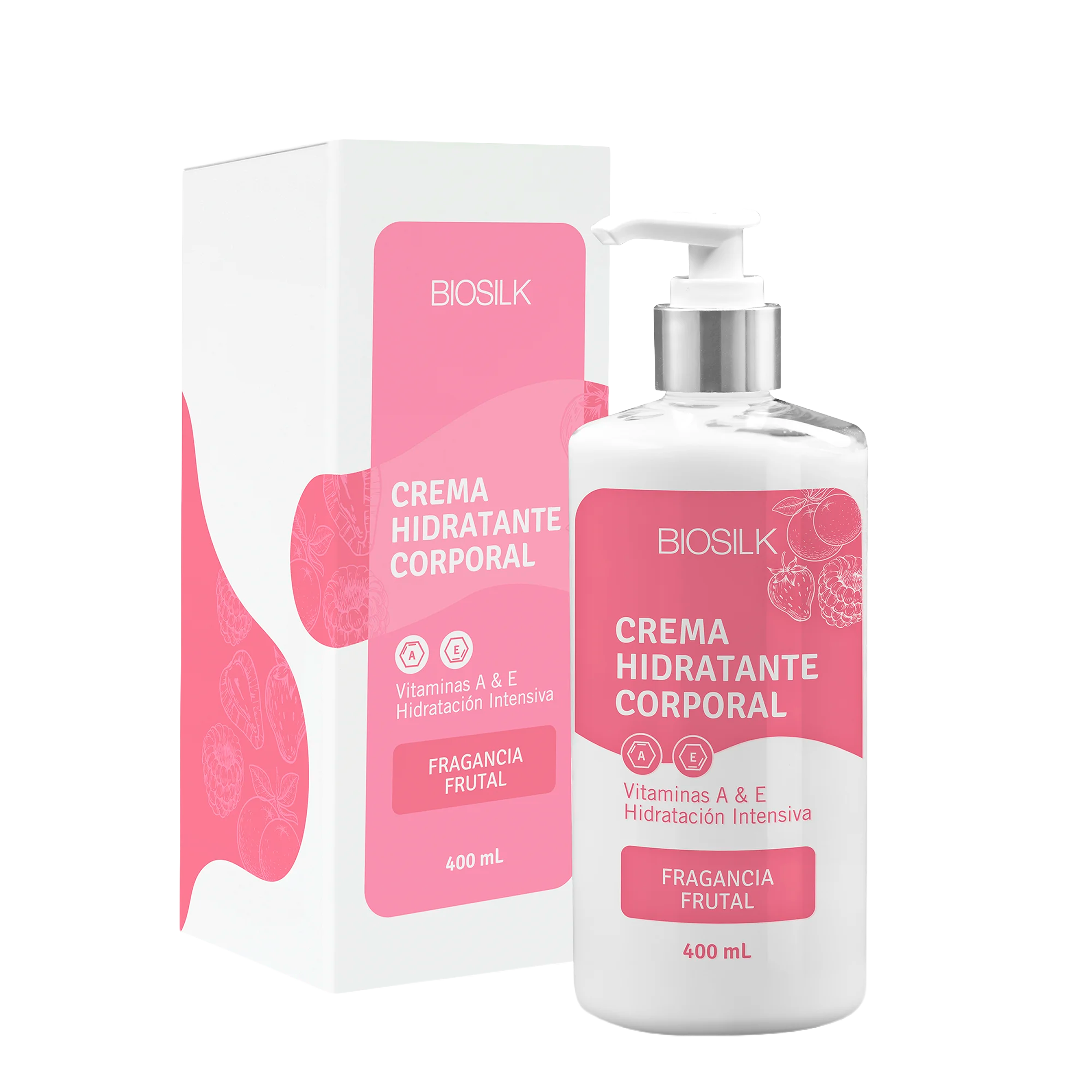 CREMA MANOS Y CUERPO VITAMINA A & E FRUTAL BIOSILK