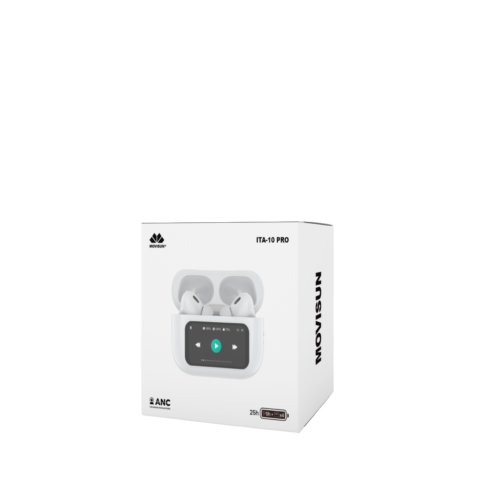 BLANCO AUDIFONO INALAMBRICO MOVISUN AZUL ITA 10 PRO