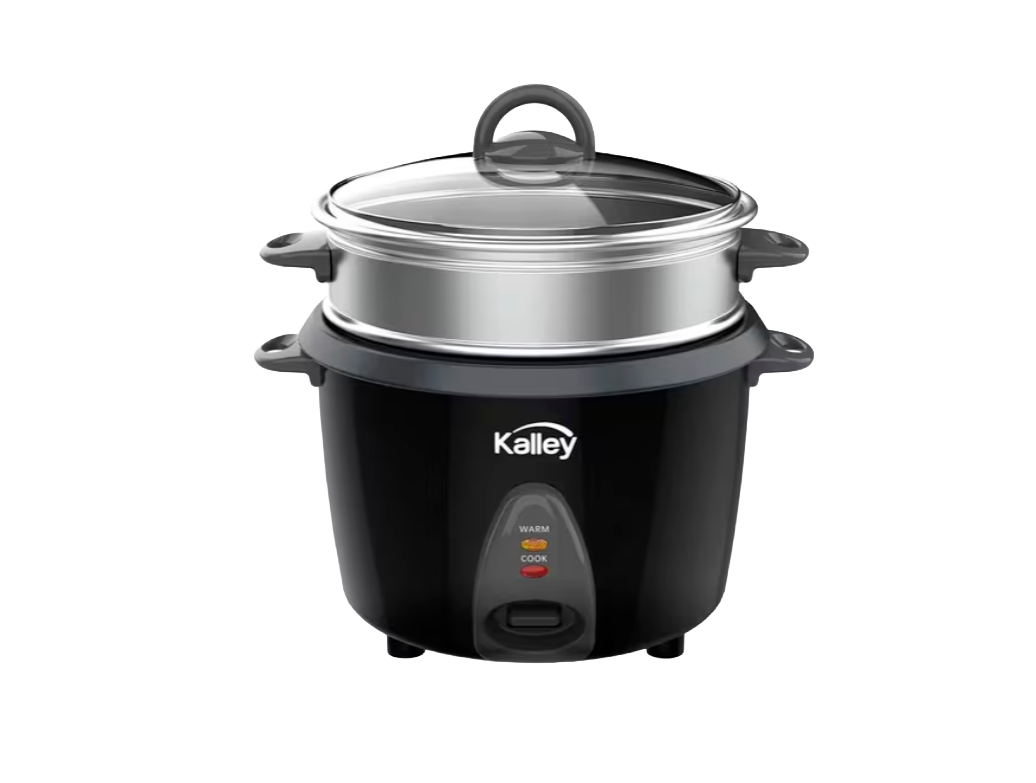 OLLA ARROCERA 10 TAZAS KALLEY NEGRO