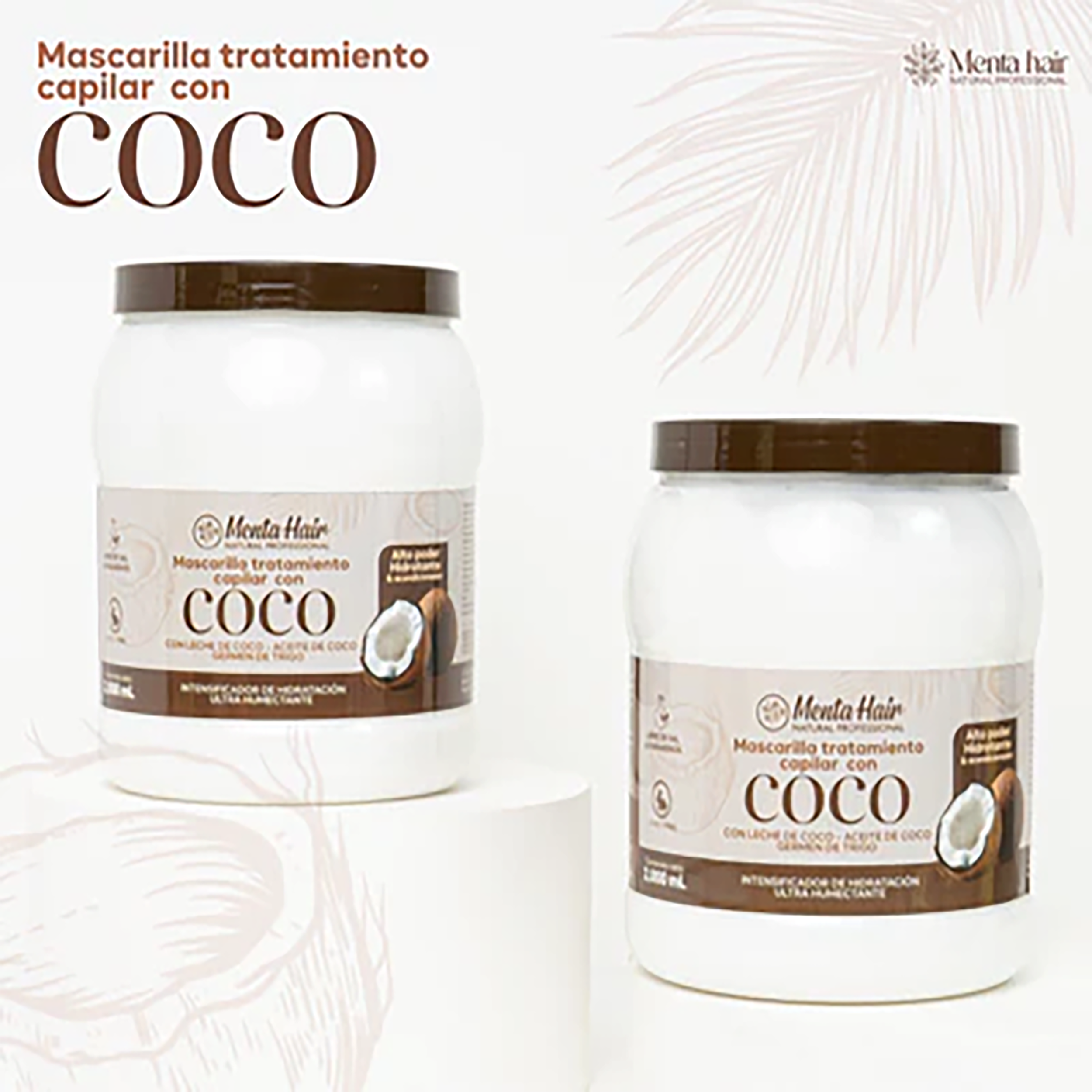 BOMBONERA CAPILAR COCO 2000ML MENTAHAIR