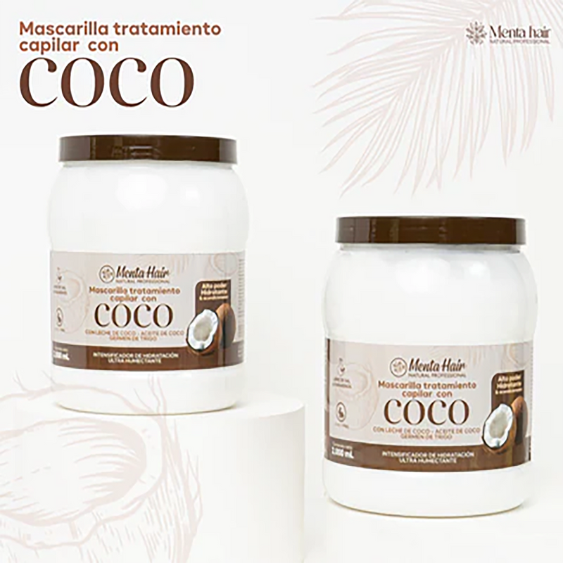 BOMBONERA CAPILAR COCO 2000ML MENTAHAIR