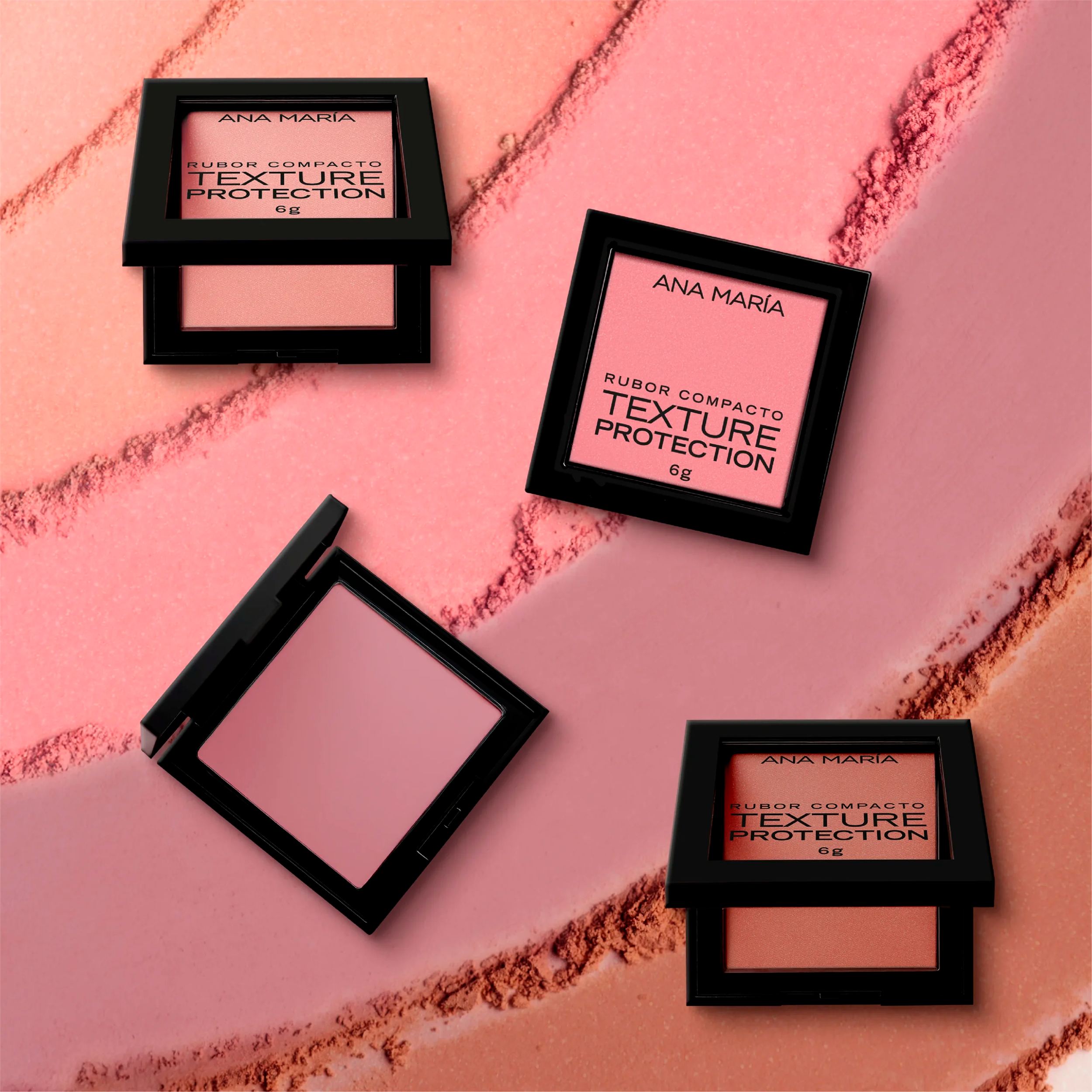 RUBOR COMPACTO TEXTURE PROTECTION ANA MARIA ROSA