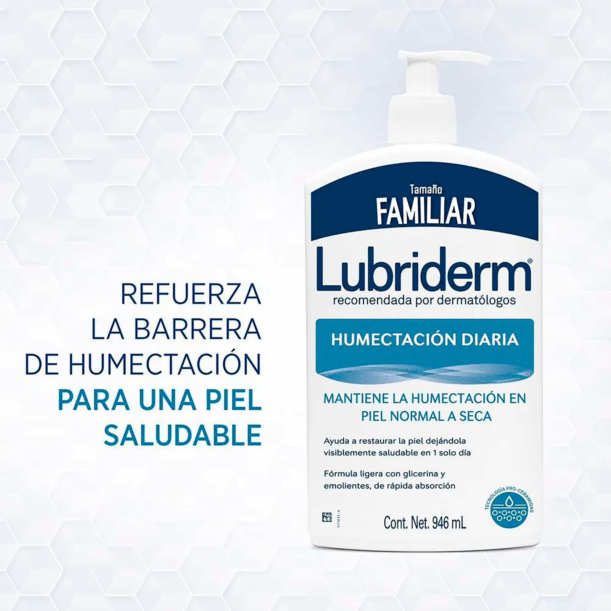 CREMA CORPORAL LUBRIDERM ® HUMENTACIÒN DIARIA 946ml