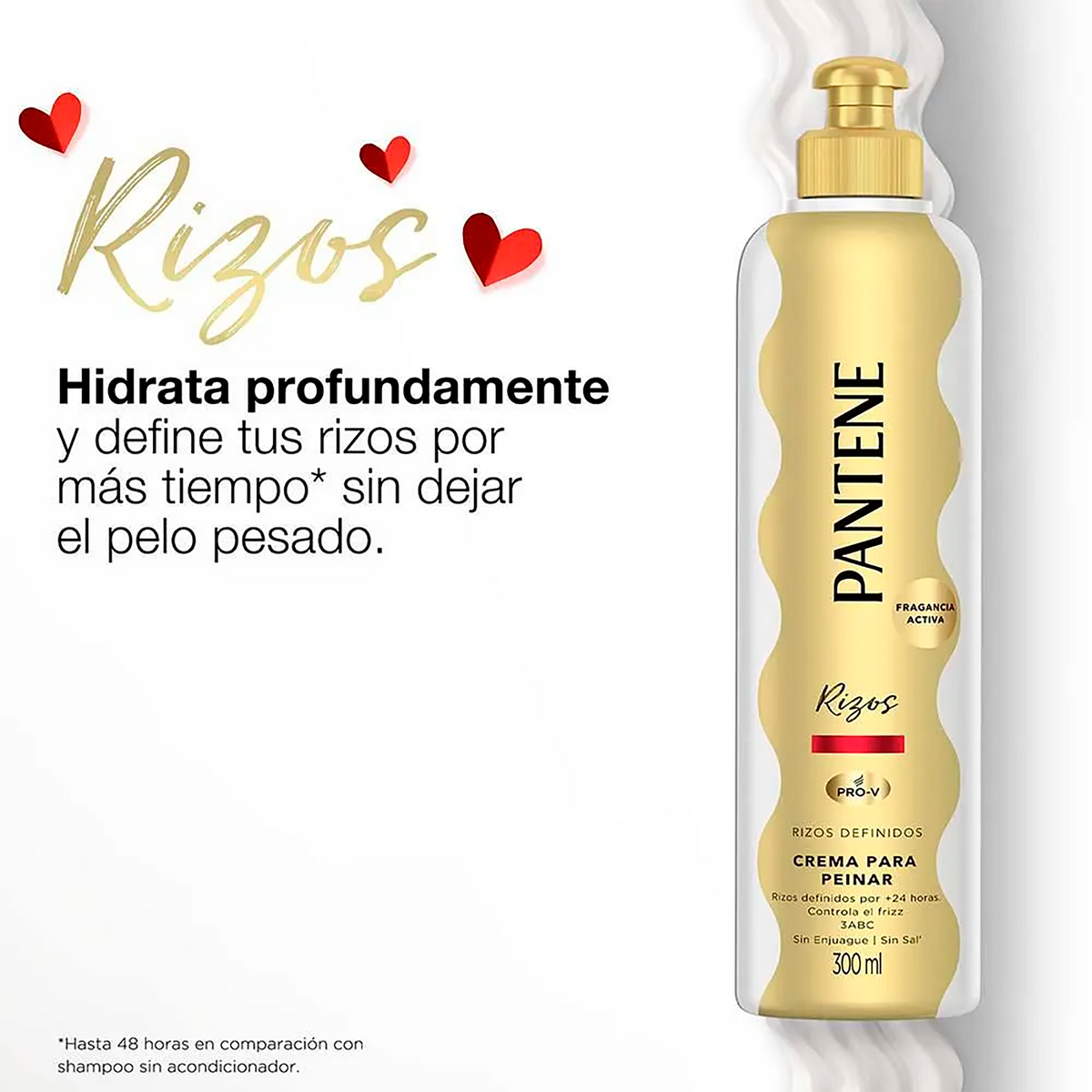 CREMA PARA PEINAR 600GR RIZOS DEFINIDOS X2 PANTENE