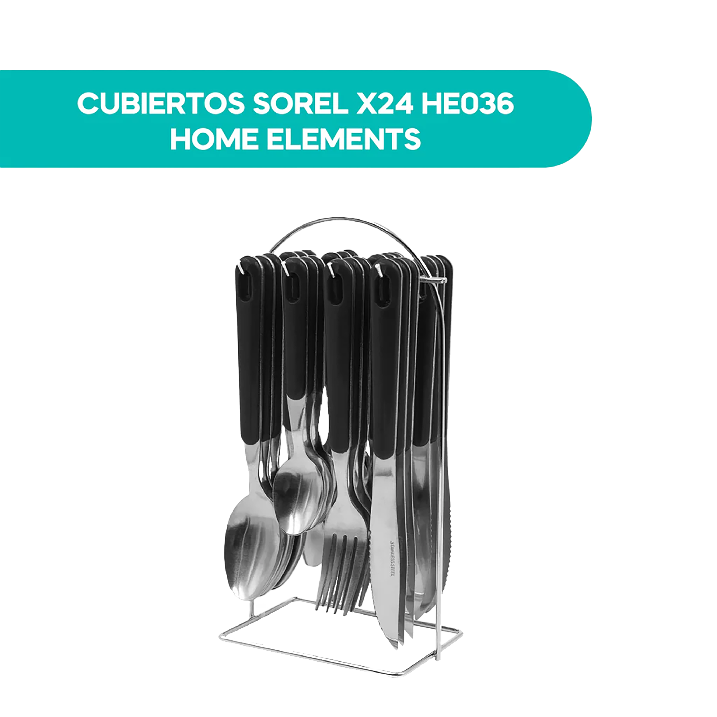 CUBIERTOS CAJA VENTANA X24 HE0361 SOREL